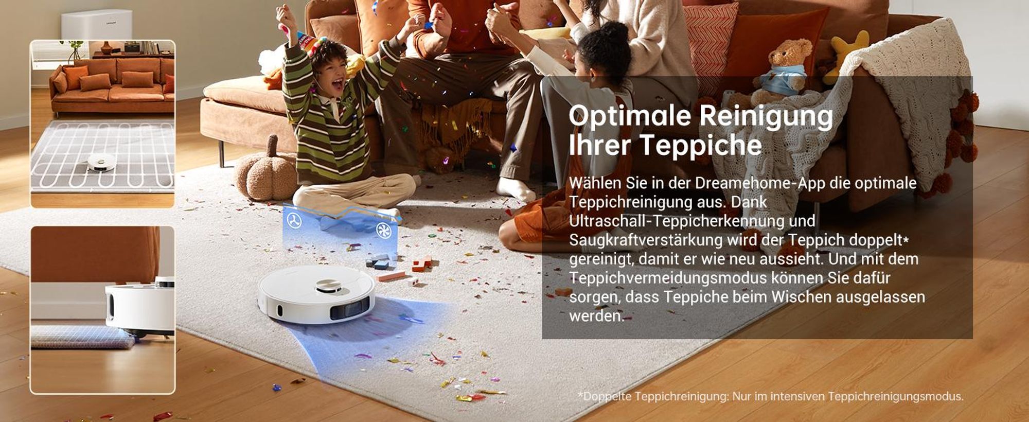 Dreame L10s Pro Ultra Heat Roboter Saugroboter mit Wischfunktion,Automatische Moppreinigung,heißem Wasser,7000Pa,Doppelte Mopp- und Bodenreinigung