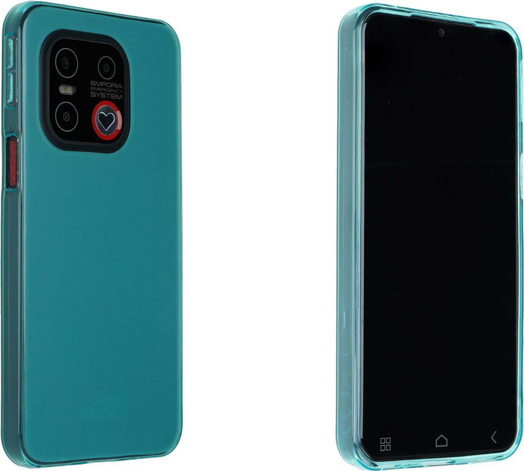caseroxx Schutz-Hülle TPU-Hülle kompatibel mit Emporia SMART.ME7 / 7lite / 7mini, Gummi Handy Tasche hellblau Bild 1