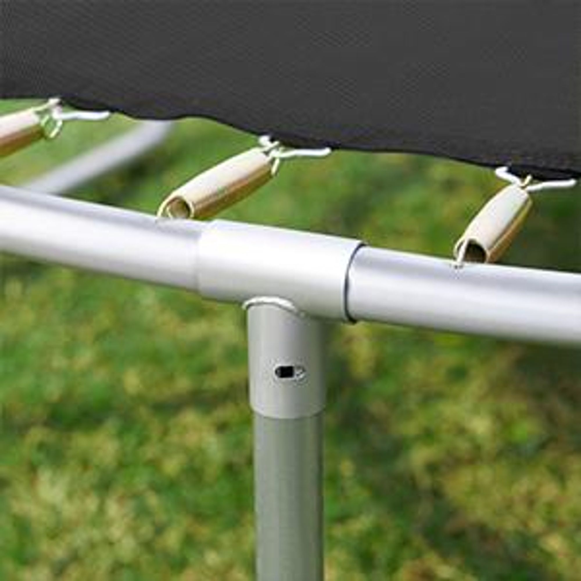 SONGMICS Ø 244 cm Trampolin bis 80kg mit Leiter+Netz+Randabdeckung robust sicher stabil solid Gartentrampolin STR8FT