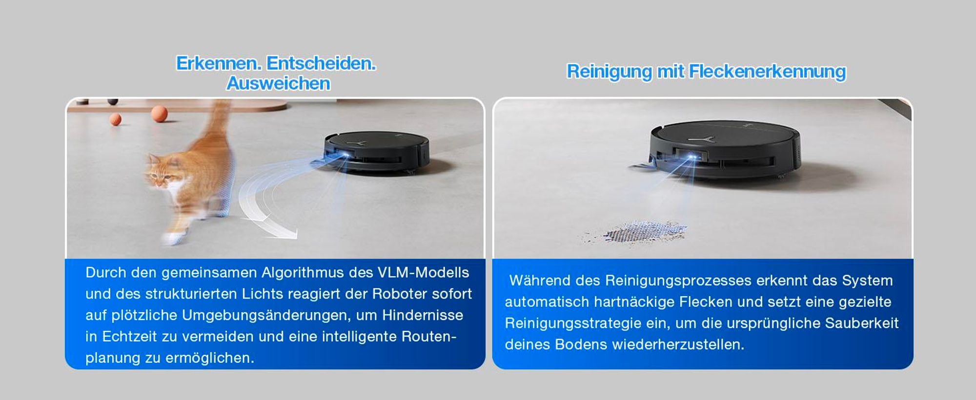 ECOVACS DEEBOT T80S Omni 24.800 Pa Saugroboter mit 2pcs Original-Reinigungslösung, Staubsauger Roboter mit Wischfunktion, Heißlufttrocknung, Schwarz
