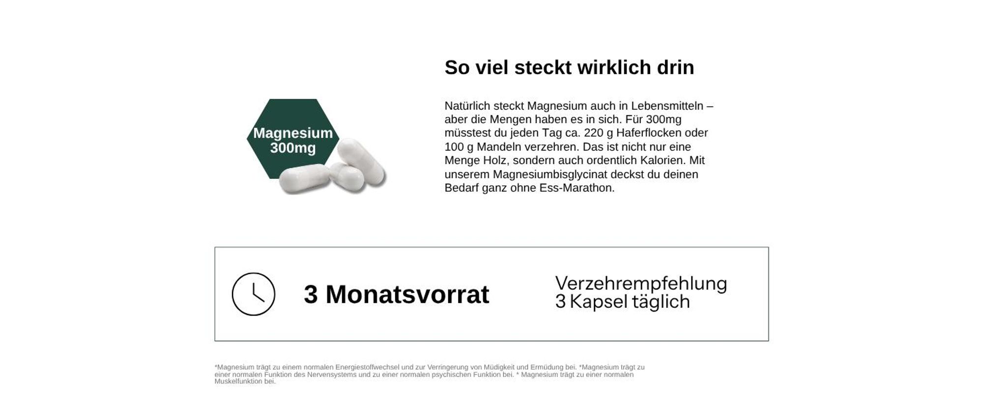 Magnesiumbisglycinat: Qualitaetsmerkmale im Ueberblick