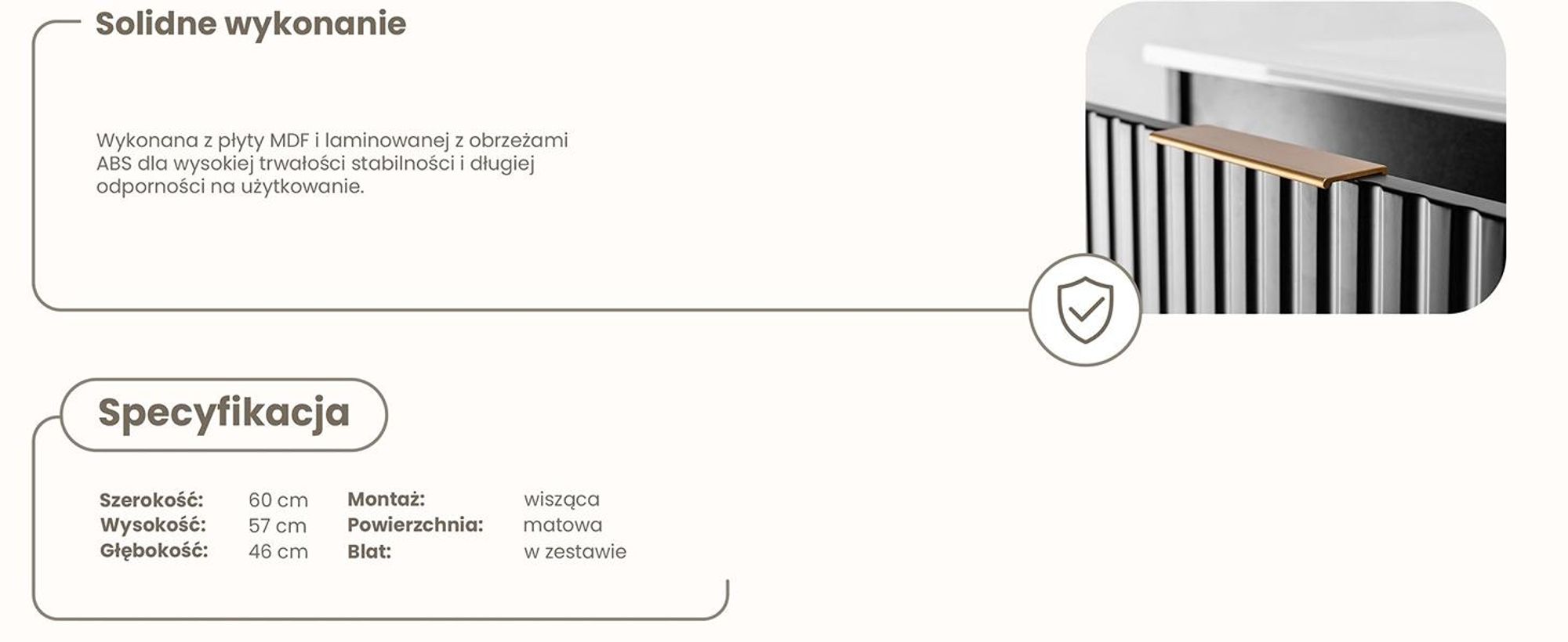 RODAN, szafka łazienkowa, szafka pod umywalkę, meble łazienkowe, szafka z szufladami