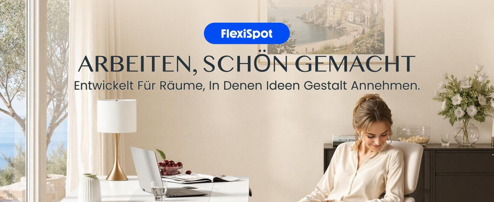 FLEXISPOT EC5-Lite Elektrisch Höhenverstellbares Tischgestell, Doppelmotor, 3-stufige Beine, 100kg Tragkraft, 4 Speicherplätze, Kollisionsschutz, Grau