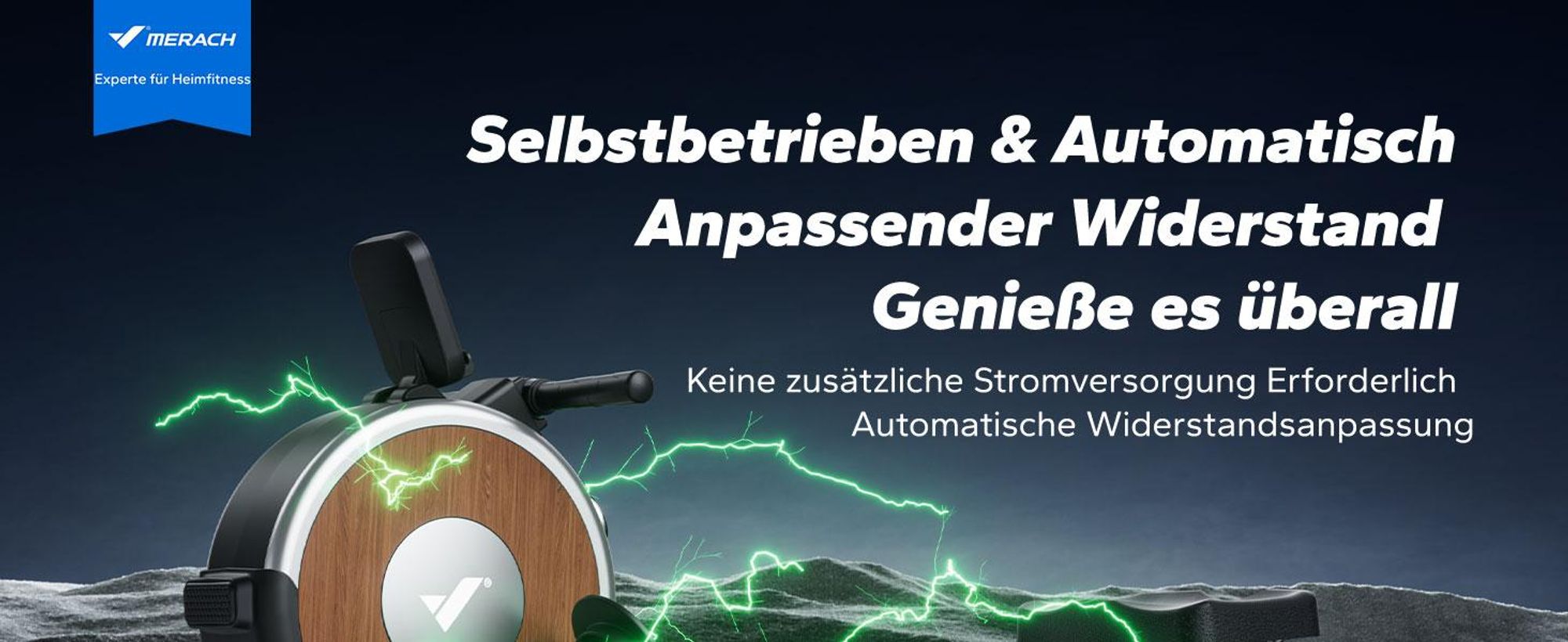 MERACH magnetisches Rudergerät – 16 Stufen Widerstand, Doppelschienen, Bluetooth-App (Kinomap), Tablet-Halter, leise, vertikal klappbar, bis 158 kg