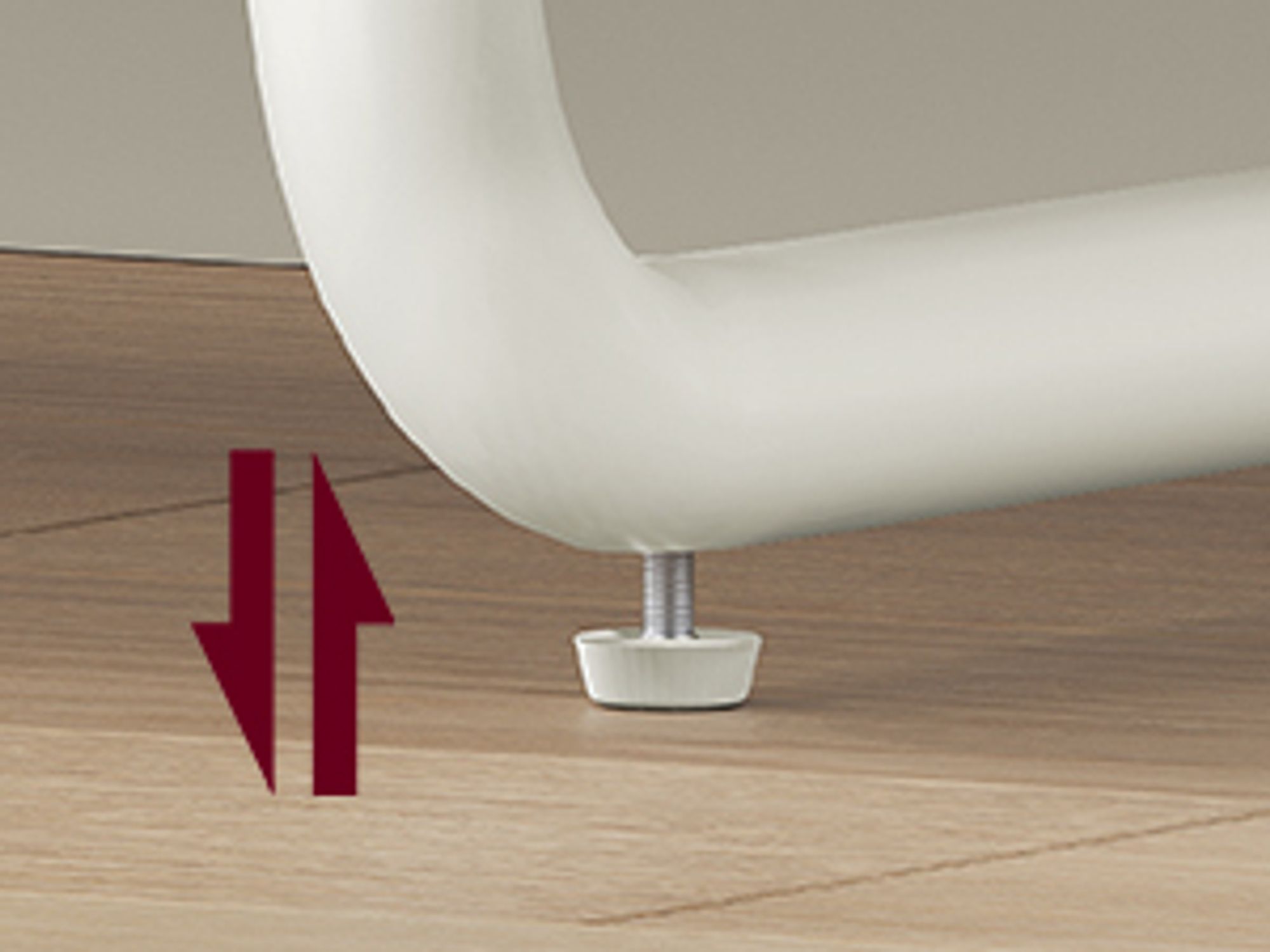 Kleiderständer, Garderobenständer, Garderobe, 2 Ablagen, 6 Haken in S-Form, Stahlgestell, naturbeige-mattweiß