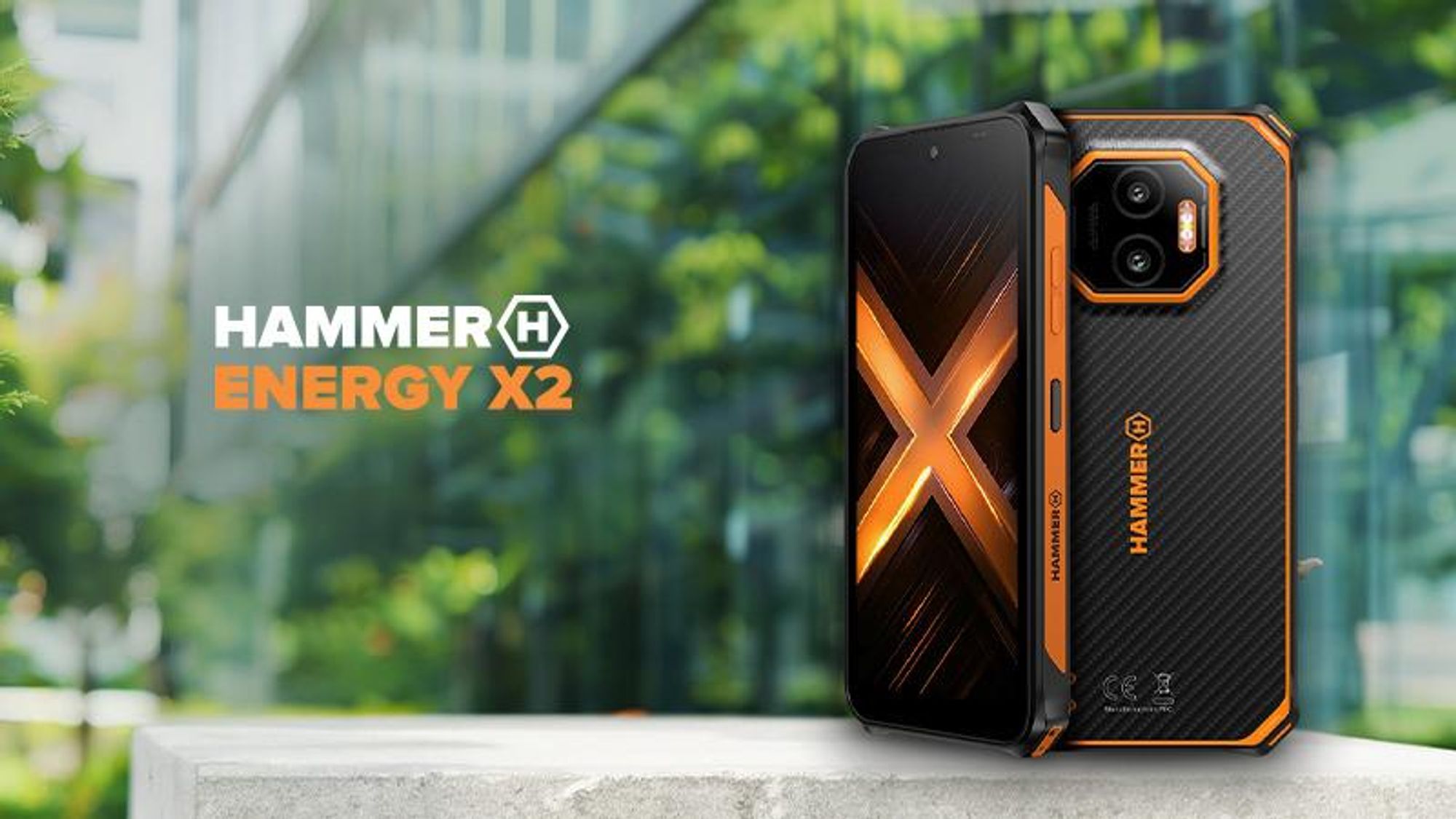 HAMMER ENERGY X2 4G LTE 6/128 GB – robustes, wasserdichtes Smartphone (IP69)