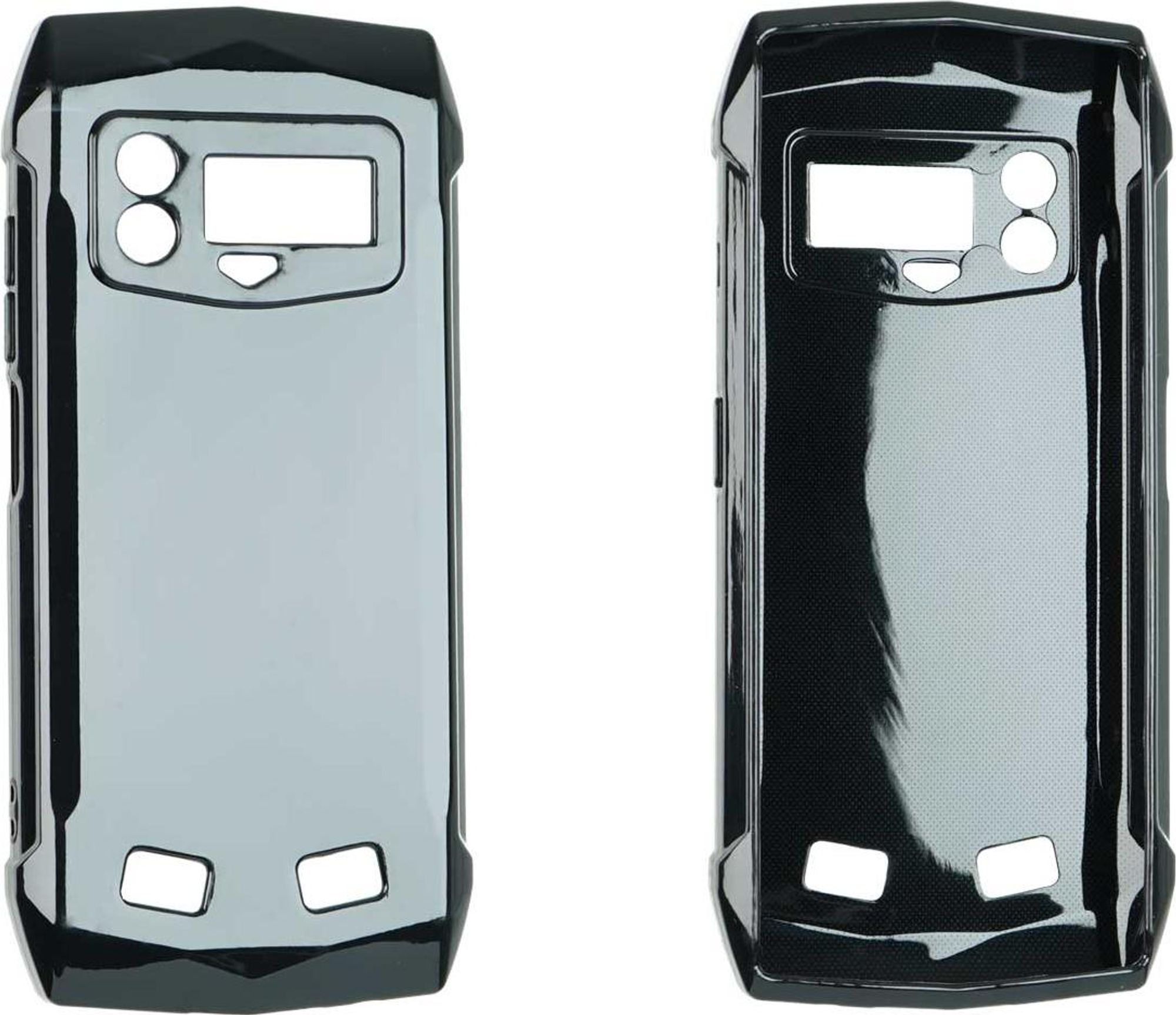 caseroxx Schutz-Hülle TPU-Hülle kompatibel mit Doogee Smini, Gummi Handy Tasche schwarz Bild 1