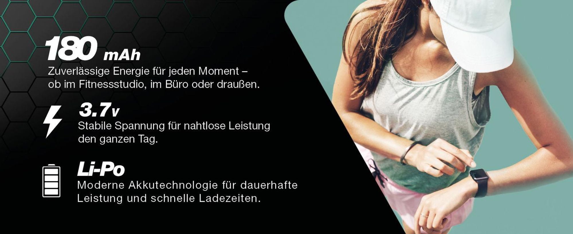 CELLONIC 1x Akku für Smartwatch & Fitnessarmband Kompatibel mit Garmin vivoactive 4, Forerunner 235, Forerunner 735XT, 361-00086-00 - (180mAh, 3.7V)