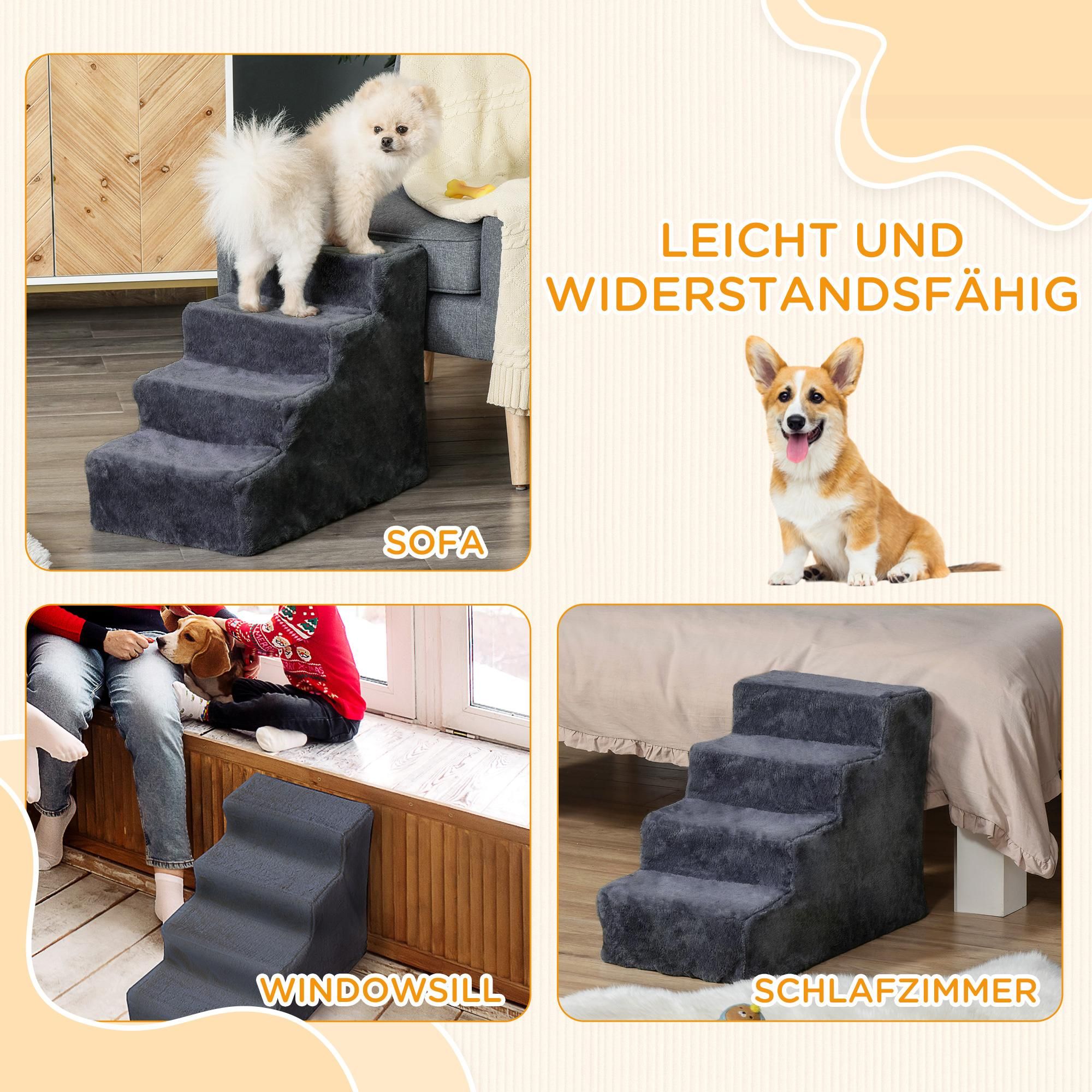 Hundetreppe Einstiegshilfe Haustiere