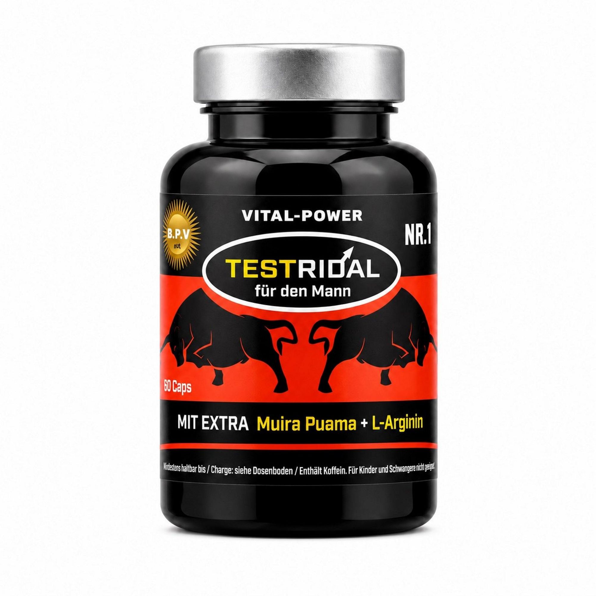 BPV® TESTRIDAL – Hochwertige Rezeptur mit ausgewählten Pflanzenextrakten und L-Arginin