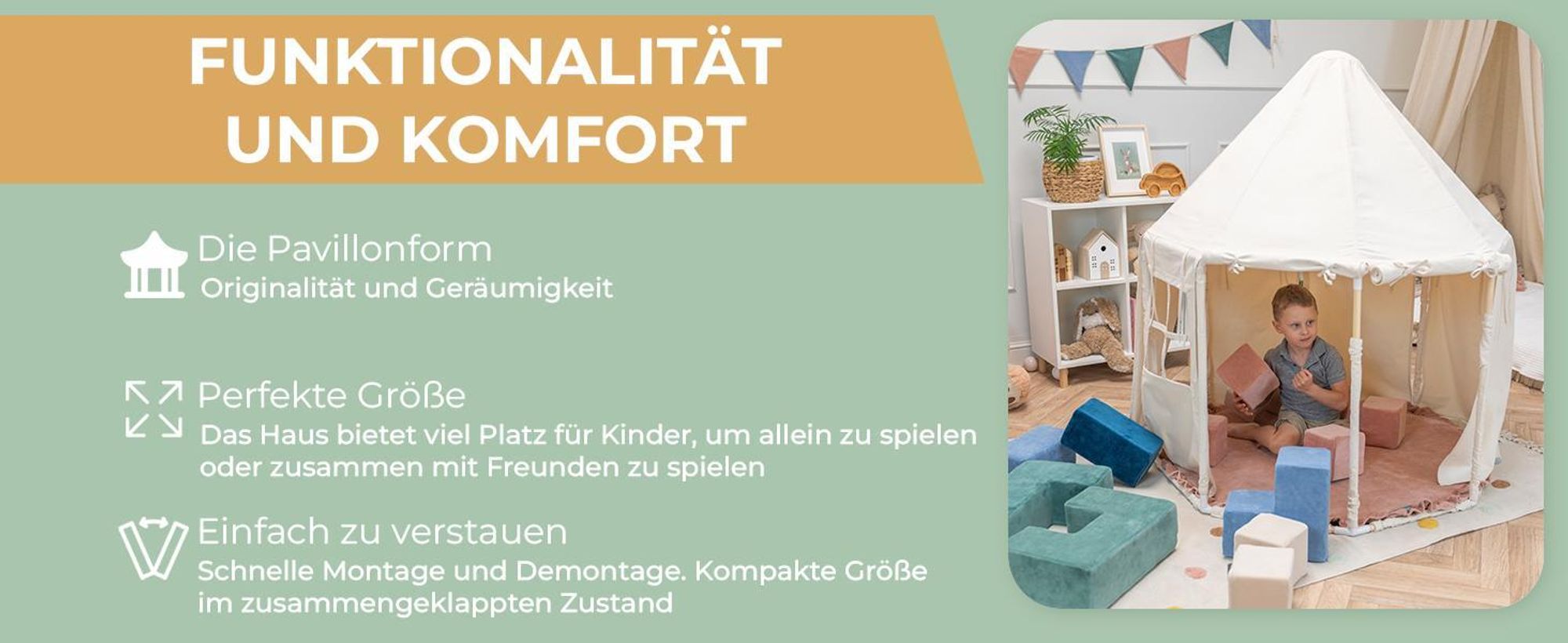 Kinderzelt Spielhaus Spielzelt Für Kinder Kinderspielzelt Kinderhaus Kinderzimmer Pavillon Kinder Spielen Prinzessin Drinnen Spielen Spielzimmer