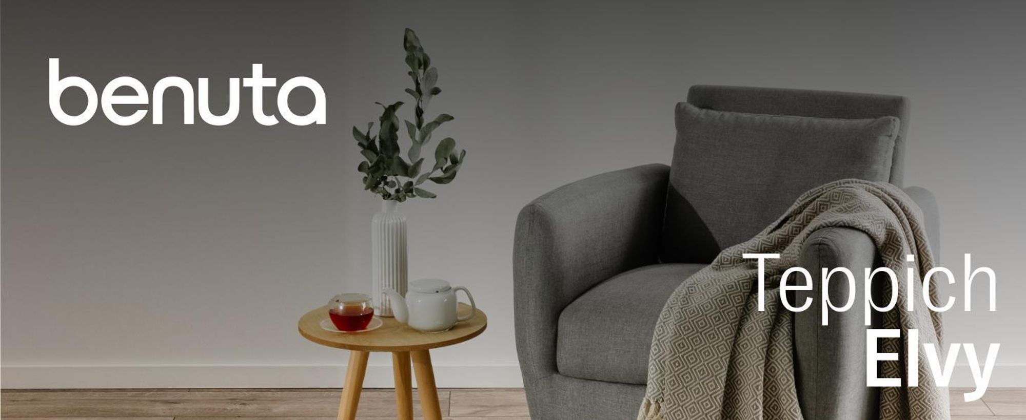 benuta Teppich Wohnzimmer Elvy Creme/Beige 140x200 cm Wohnzimmerteppich Rechteckig Muster Kurzflor Flauschig Weich