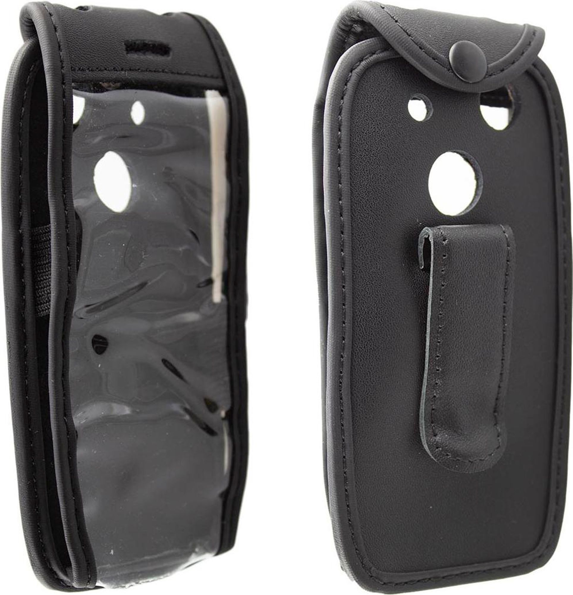 caseroxx Ledertasche mit Gürtelclip kompatibel mit Artfone 4G Seniorenhandy C1 / C1+ aus Echtleder, Tasche mit Gürtelclip und Sichtfenster  Bild 2