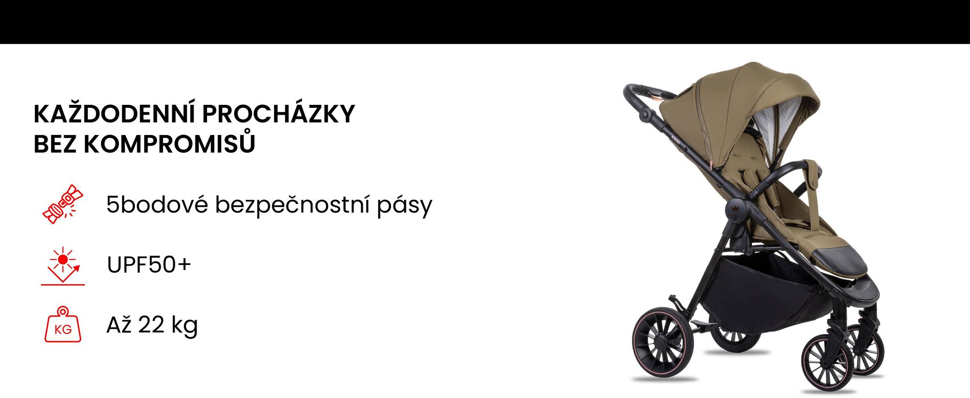 Babylux Dětský Kočárek Buggy ROMBO – Cestovní Kočárek S Funkcí Polohování, Barva: Pink – Cestovní Kočárek, Malý, Lehký, S Teleskopickou Rukojetí, Kompaktně Skládací