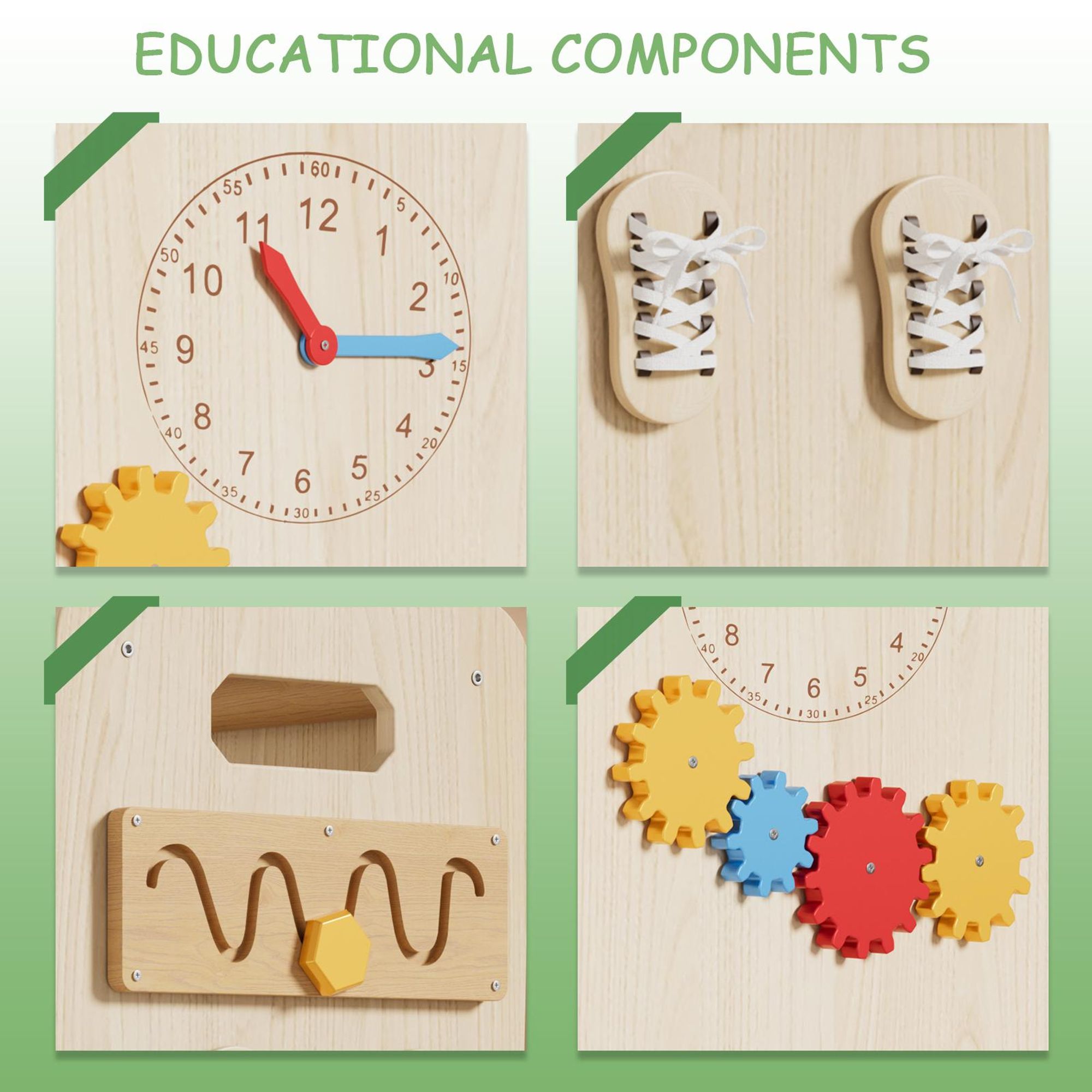 Montessori Lernturm 4-in-1 aus Holz, Höhenverstellbarer Learning Tower mit Rutsche, Tafel & Sicherheitsbügel, Kippsicherer Küchenhelfer für Kinder
