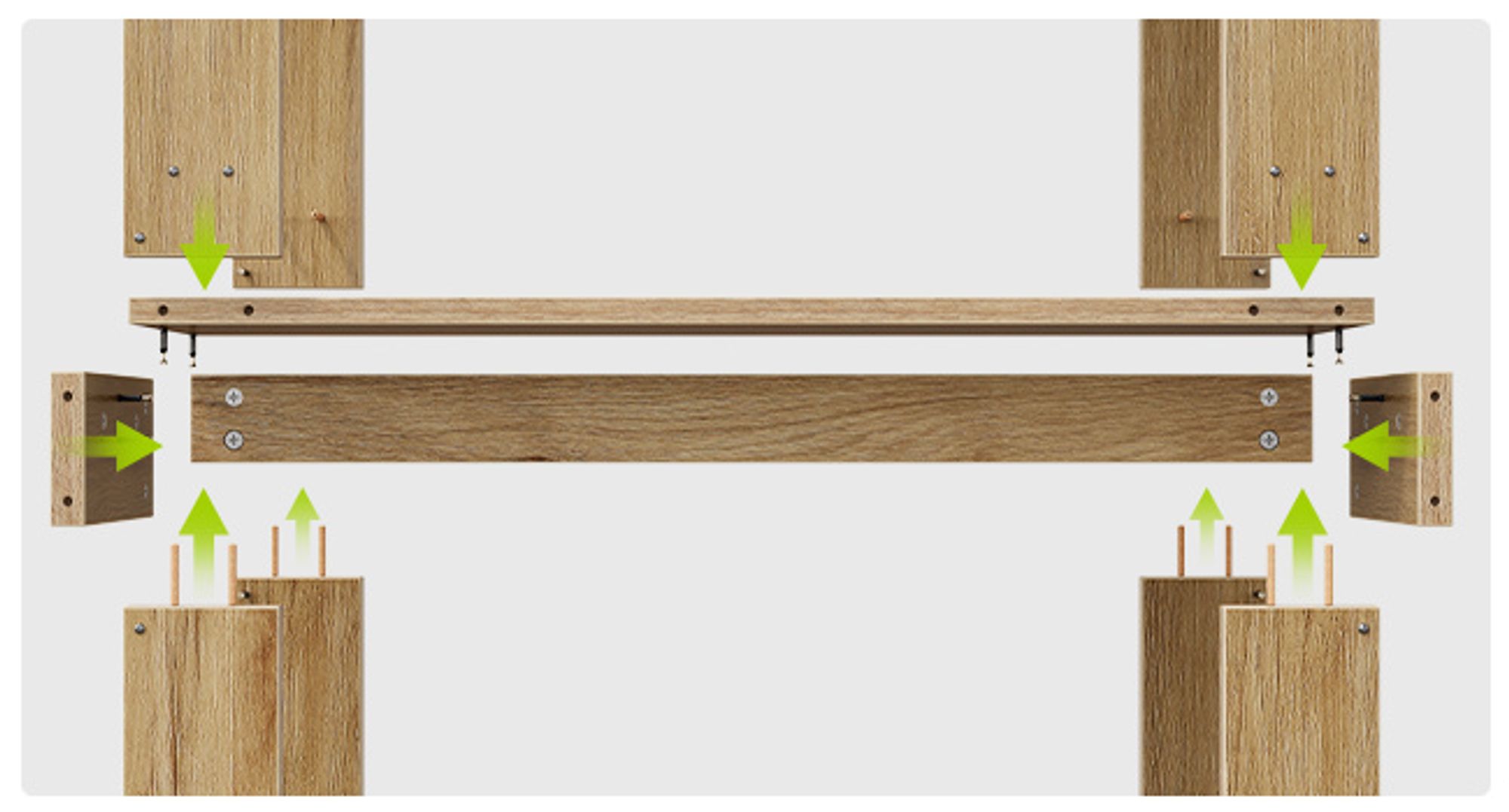 Tribesigns Bücherregal, 5-stöckiges bogenförmige Regal, 180 cm hohes Standregal Holzregal Bücherregal, für Wohnzimmer, Lagerregal, Teakfarbe
