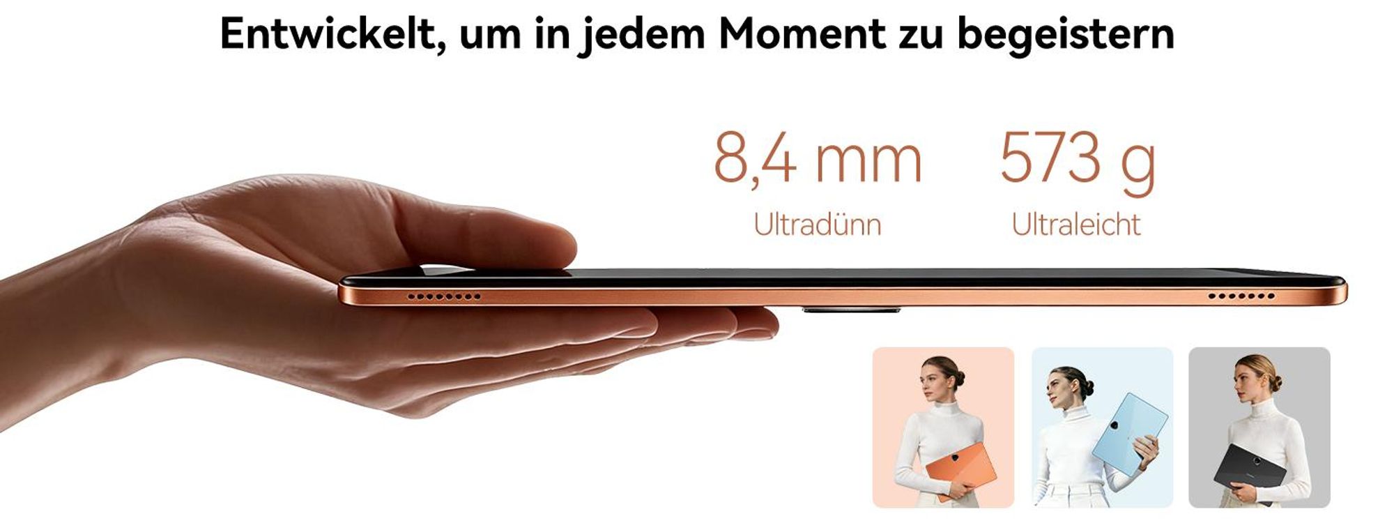 Blackview ZENO 5 Tablet 11", 4G SIM, 90Hz IPS-Display, 32(8+24) GB+128GB, 8300mAh Akku, 6.8mm, 573g, Schnellladung, OTG, GPS, inkl. Stylus & Tastatur