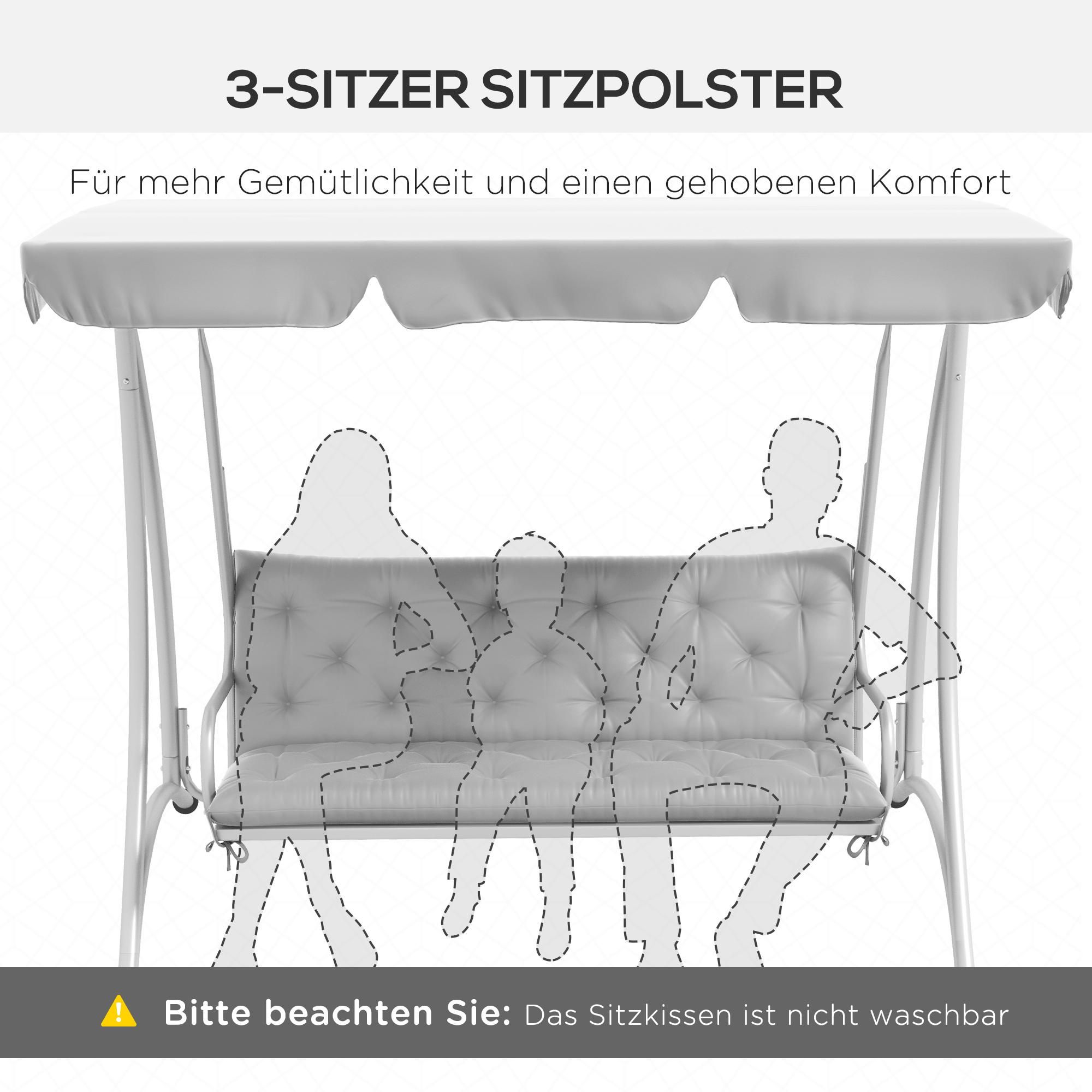 Kissen Schaumstoff Sitzpolster Holzbank