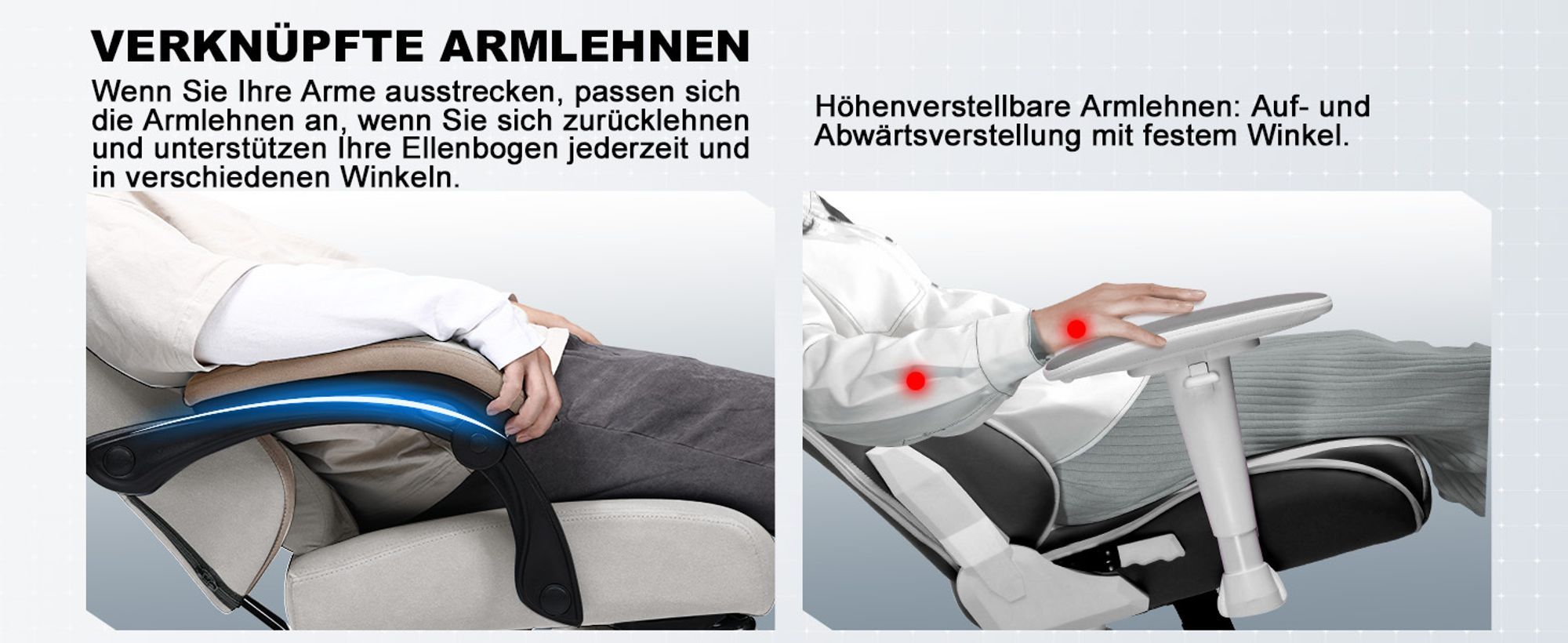 GTPLAYER Gaming Stuhl Ergonomischer Gaming Sessel Schreibtischstuhl PC Gamer Racing Stuhl mit Stoffoberfläche, Federsitzkissen mit Fußstütze Beige