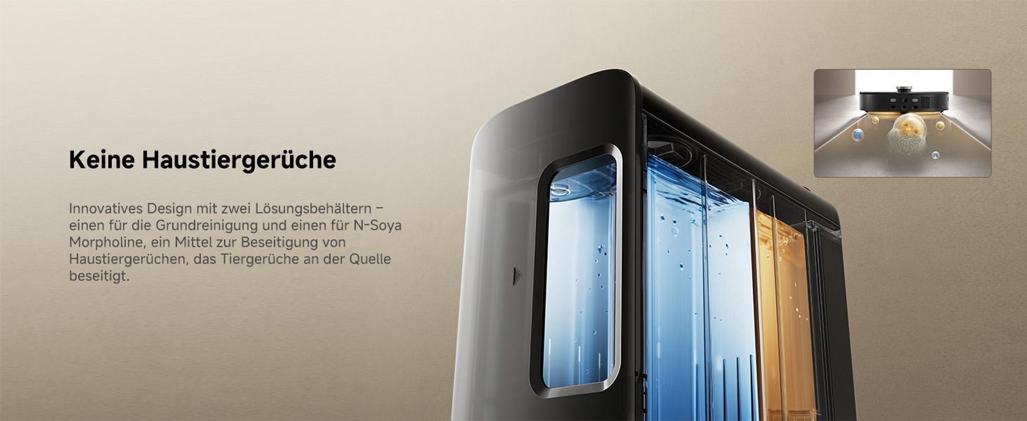 MOVA V50 Ultra Saug- & Wischroboter mit 24.000 Pa, Auto-Entleerung, Warmwasser-DuoSolution, FlexiRise-Navigation, Schwarz
