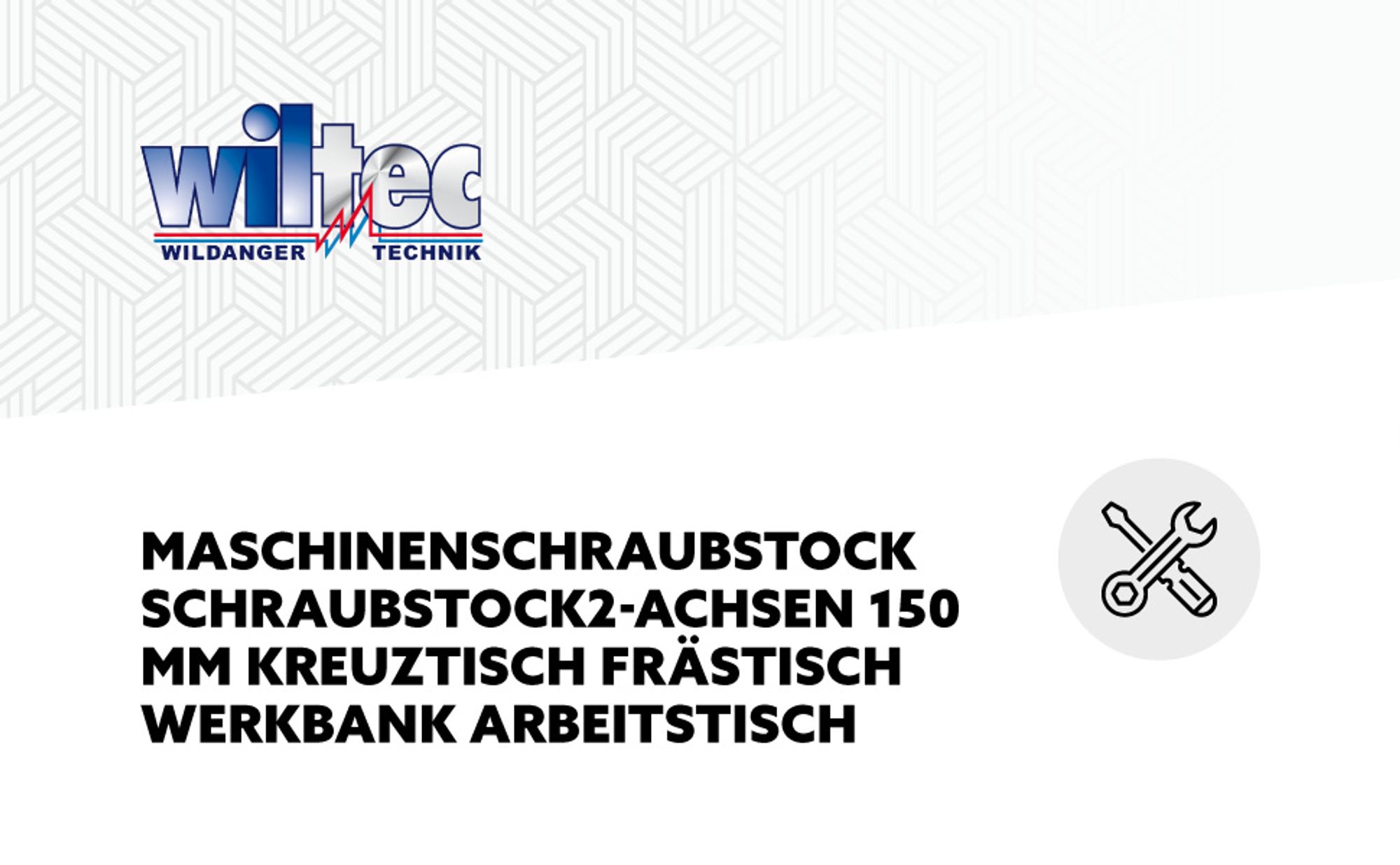 Wiltec Maschinenschraubstock 2 Achsen 150 mm, Schraubstock 40x37,5x16 cm aus Gusseisen, Arbeitsitsch für Kreuztisch, Frästisch, Werkbank