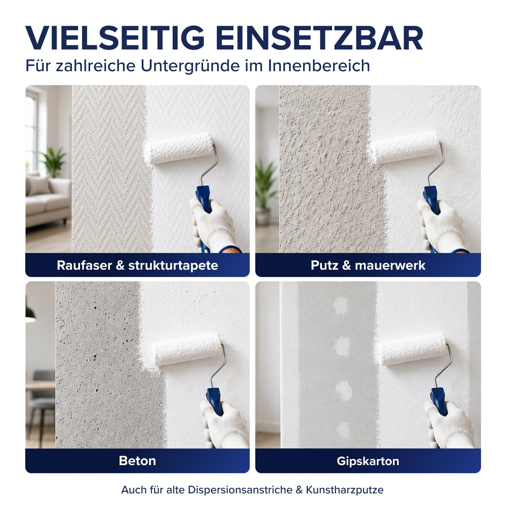Plid Wandfarbe Polarweiß 10 Liter, matt, emissions- und geruchsarm