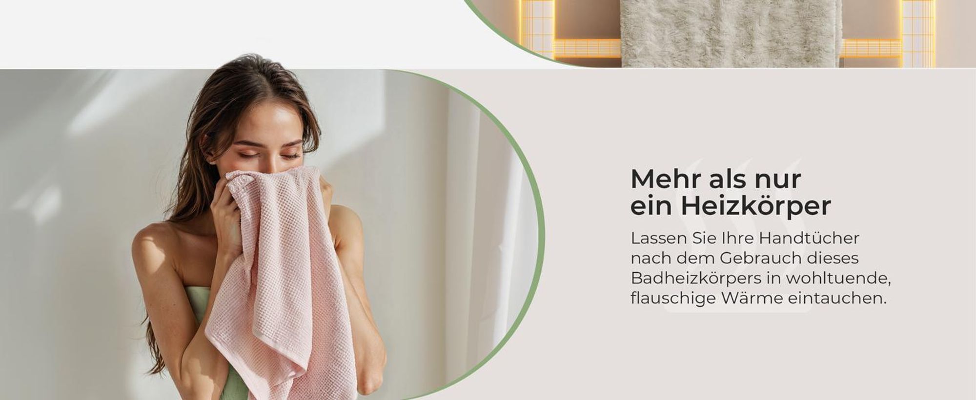 S'AFIELINA 180 x 60 cm Badheizkörper Handtuchtrockner Handtuchheizkörper Handtuchhalter Mittelanschluss Handtuchwärmer Gerade Weiß mit Ventil,860 W