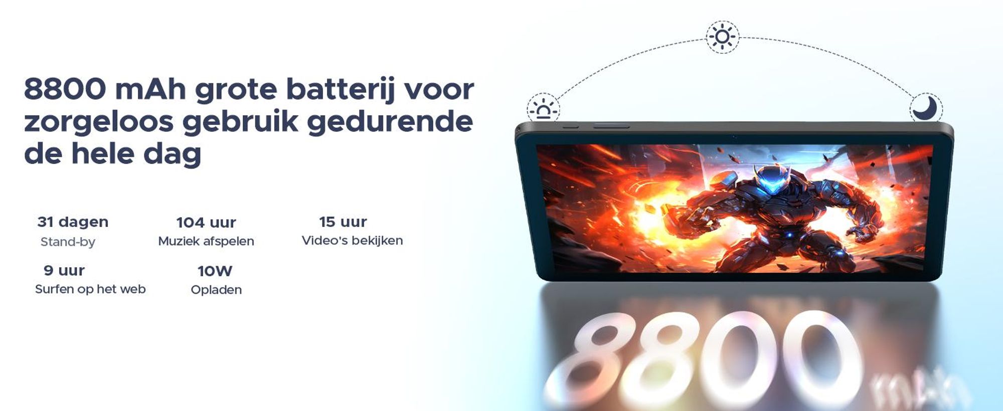 AORLYM P10 PRO, 48 (8+40) GB + 128 GB, 10-inch tablet, 120 Hz, Android 16, 8800 mAh, met toetsenbord/muis/stylus/hoesje, enz., Gemini AI, 3,5 mm hoofdtelefoonpoort