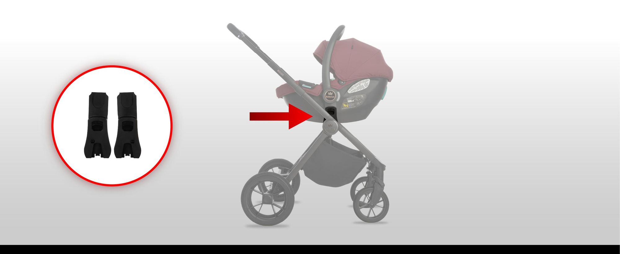 Babylux® Kočárek 4v1 Set BOLDO, Skládací A Lehký, Kombinovaný Kočárek Včetně Vaničky, Cestovního Kočárku, Autosedačky I-Size, Základny Do Auta, 4 Polohy Sklonu, 0–22 kg, Uv 50+
