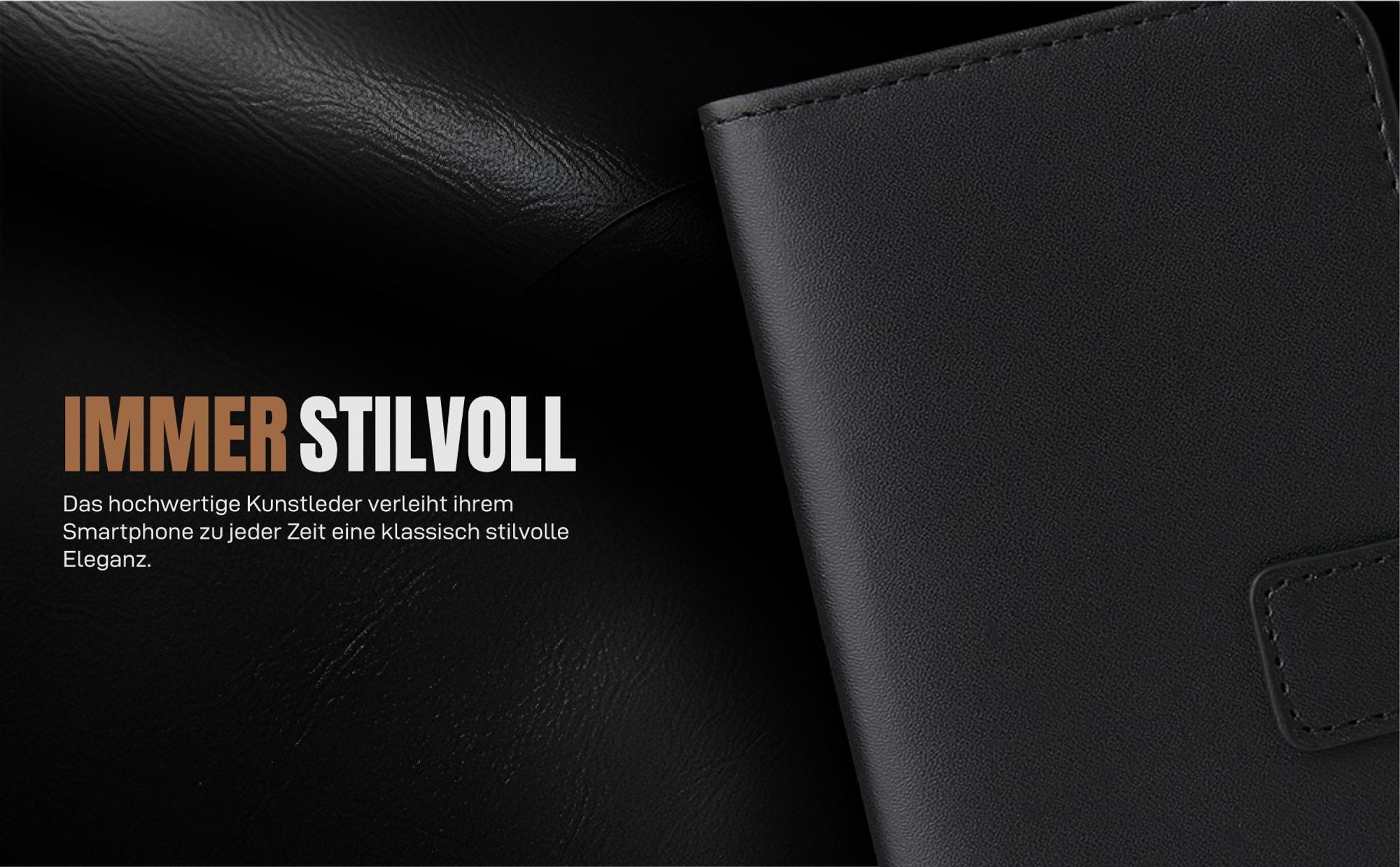 Stillvolle Wallet-Hülle für Xiaomi Redmi Note 15 / 15 5G