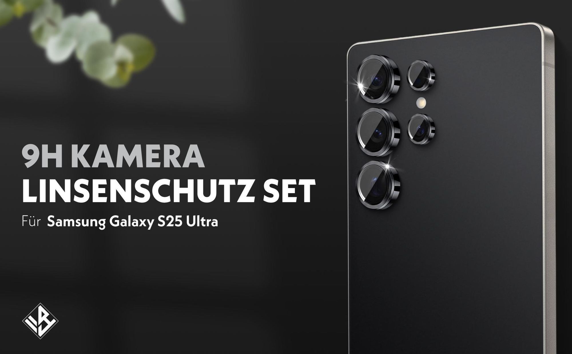 Kamera Schutzglas Set für Samsung Galaxy S25 Ultra in 9H Härte
