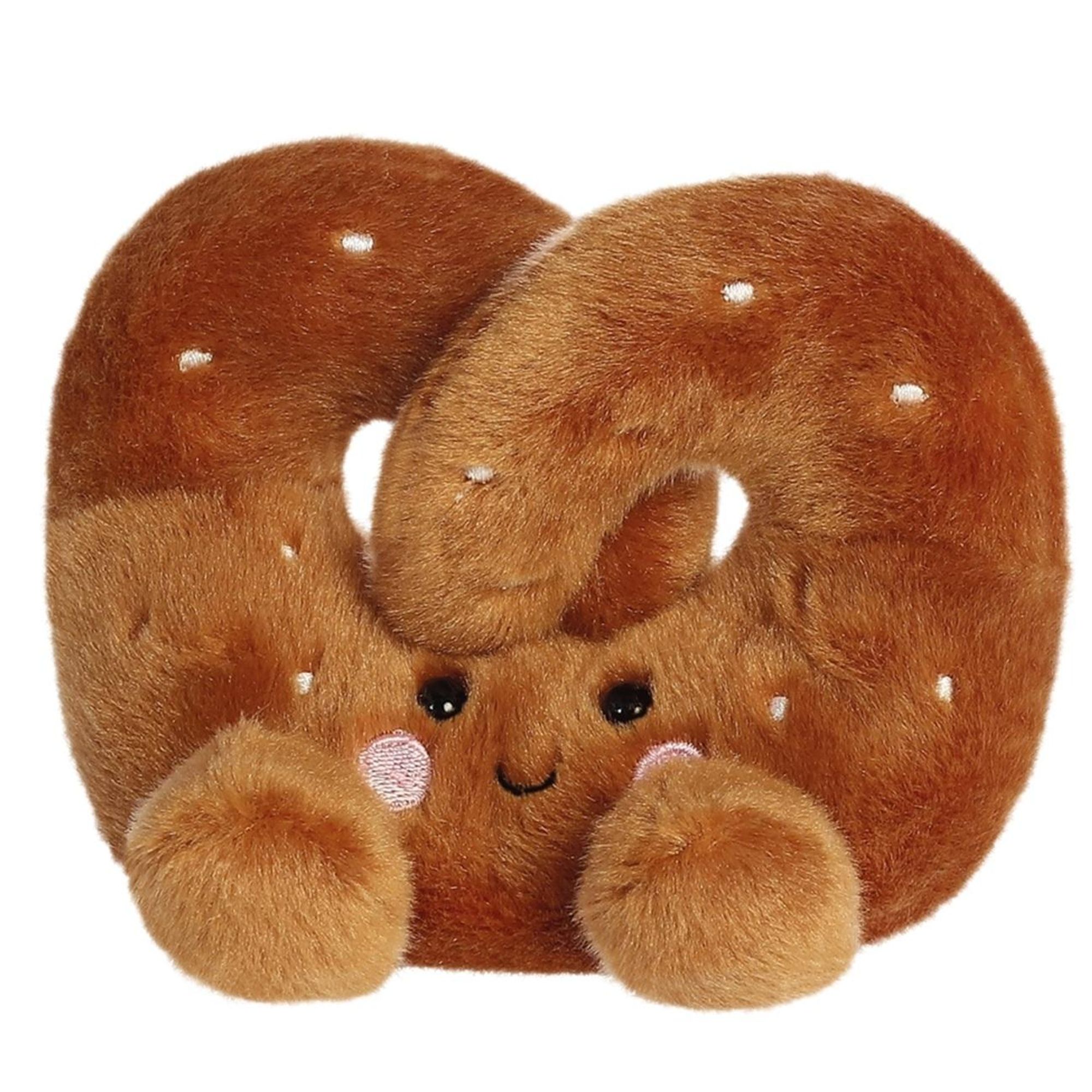 Twist-Brezel 13 cm, Aurora, Plüschbrezel, Brezel