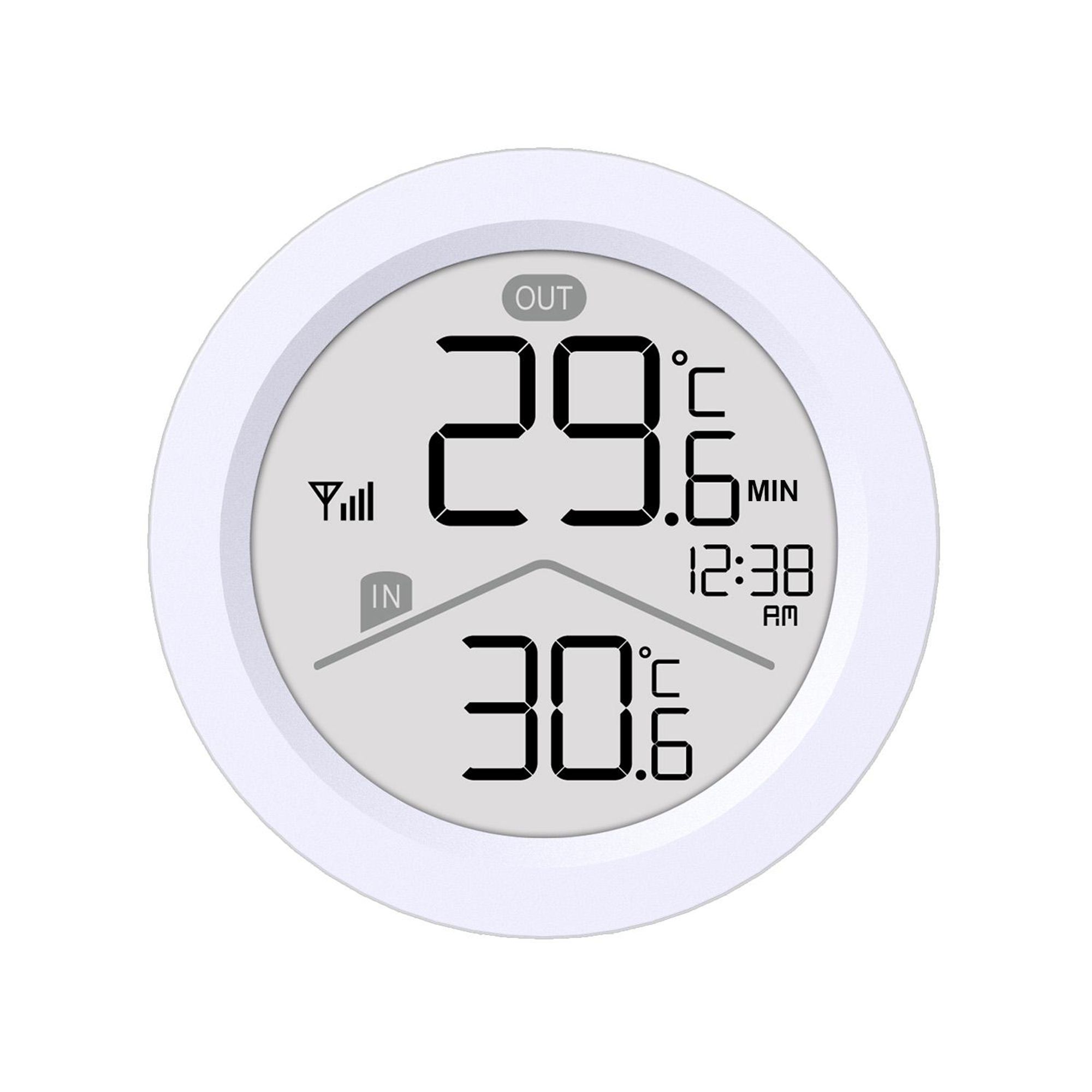 GreenBlue Funk-Wetterstation IN/OUT-TemperaturUhr wahlweise °C / °F Reichweite bis zu 60 m GB162