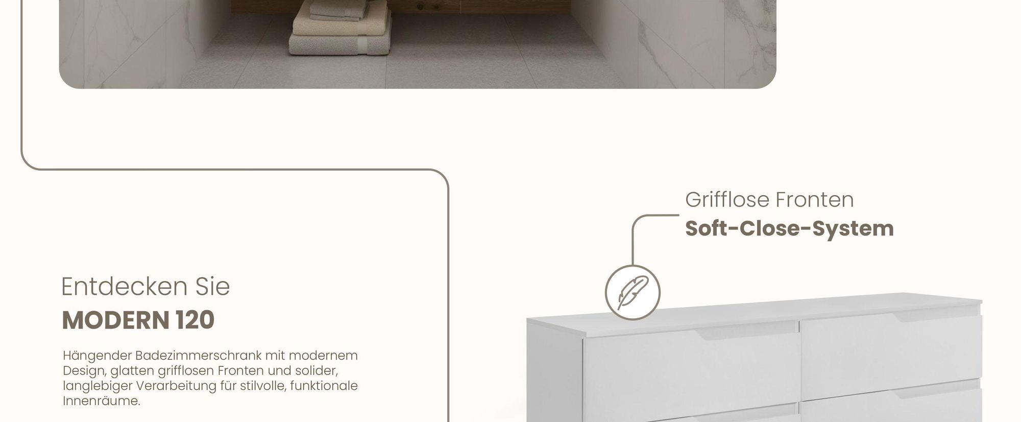 RODAN, Badmöbel, Badschrank, Badezimmermöbel, Badezimmer, MODERN, Waschbeckenunterschrank