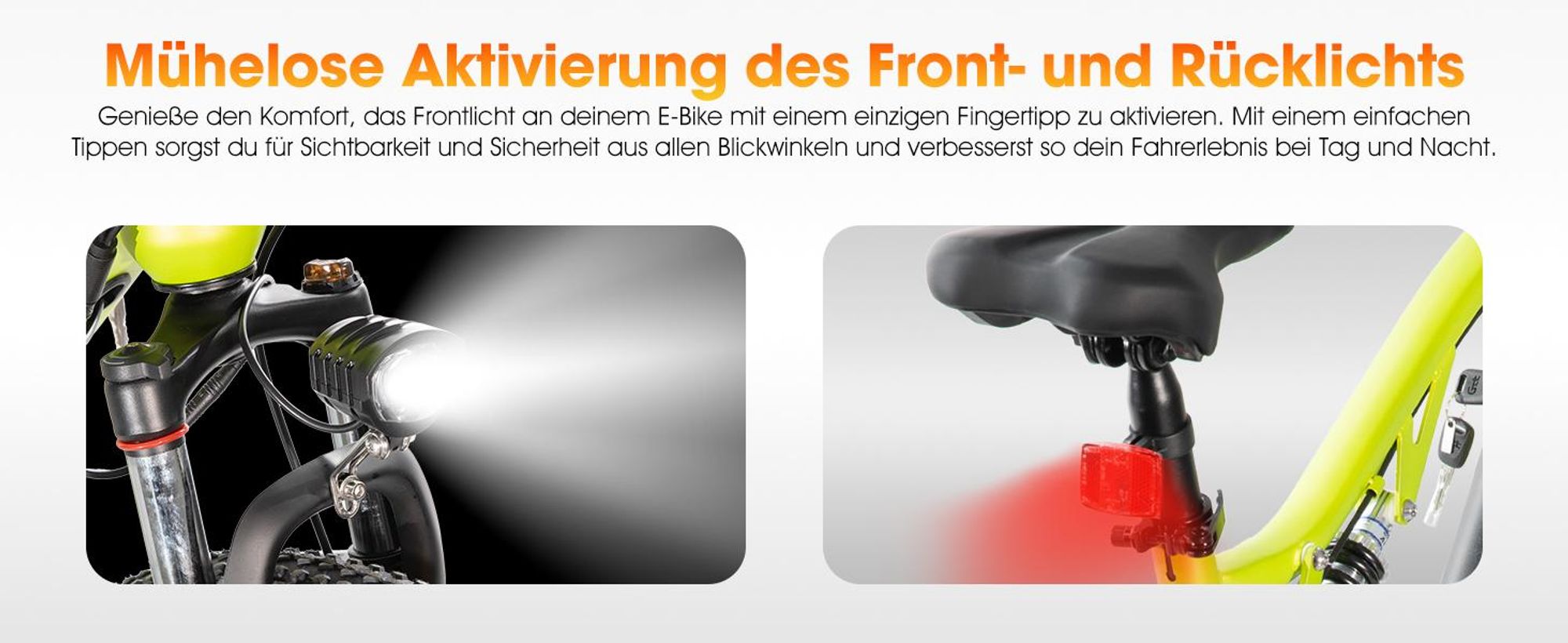Hiland 27,5-Zoll-E-Mountainbike für Erwachsene, 250-W-Motor, 10,4-Ah-Akku, 7-Gang-Schaltung, mechanische Scheibenbremsen, Federgabel für das Gelände