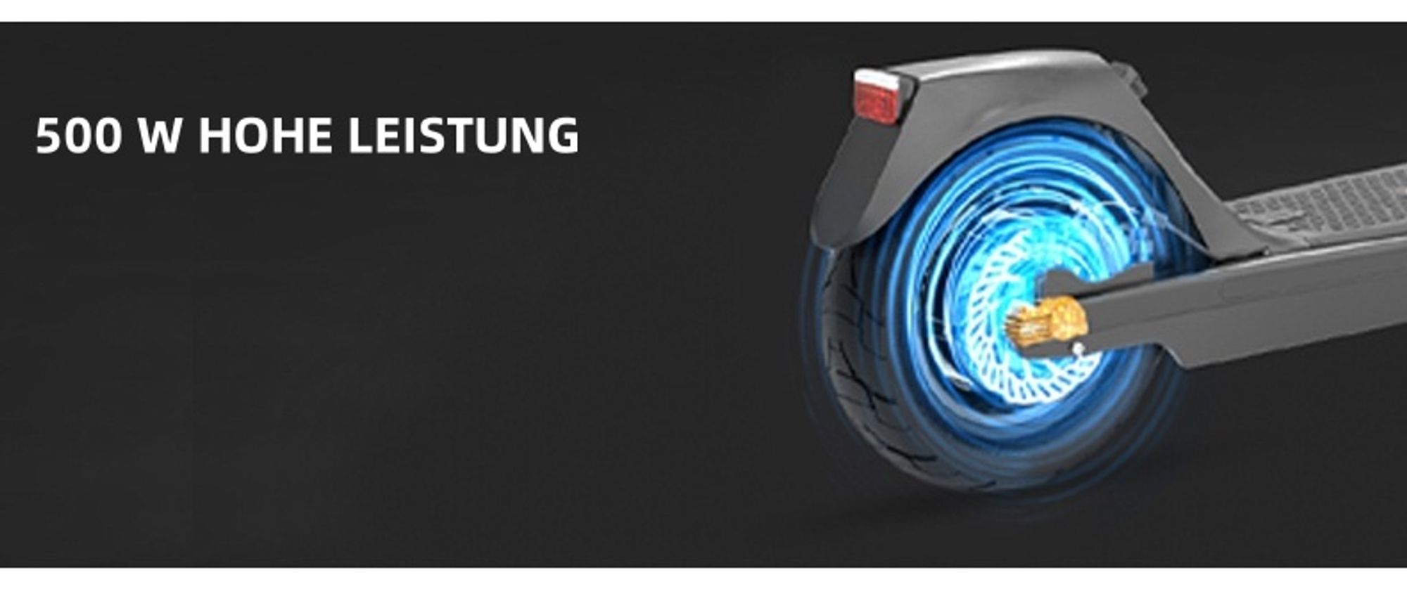 JOYOR C10E Elektroroller - 500W Motor 10.4AH Akku 10 Zoll Reifen ABE- Scheibenbremse - Schwarz