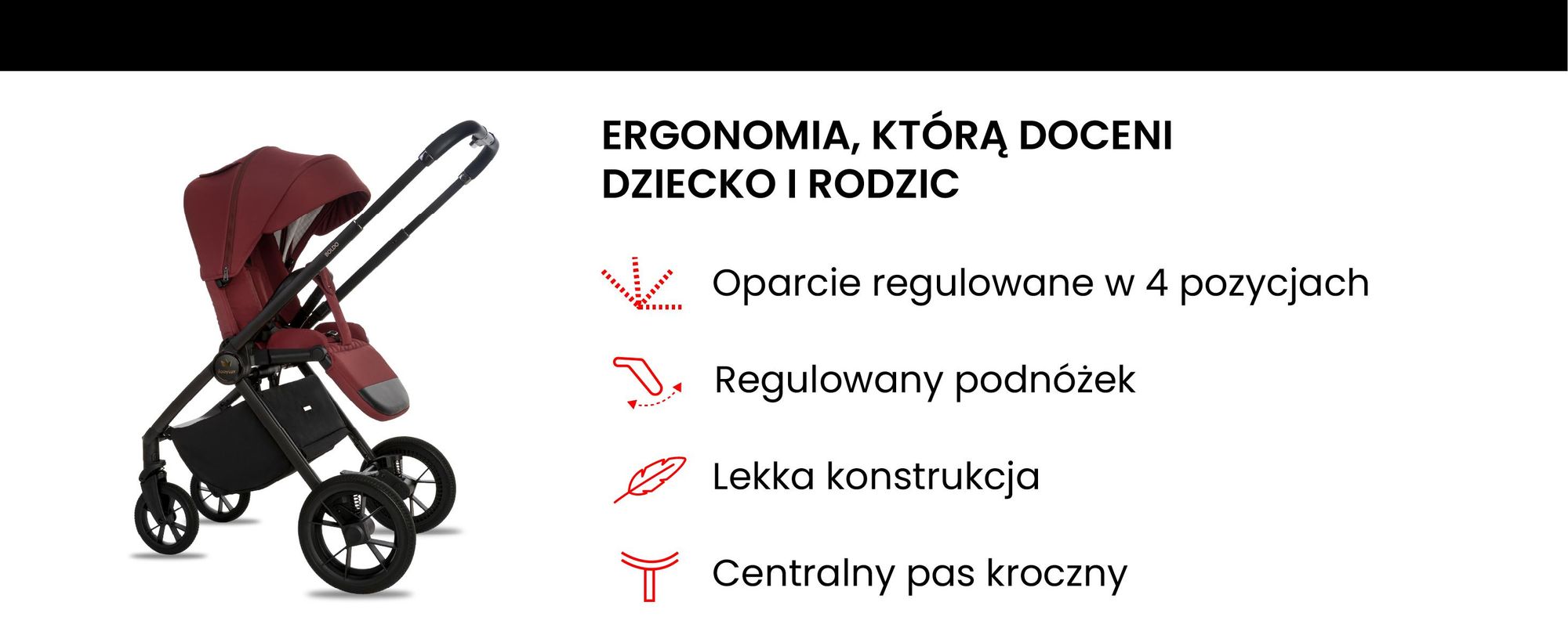 BabyLux® Wózek Dziecięcy 4w1 BOLDO Spacerówka Gondola Lekki Składany Zestaw, Fotelik Samochodowy I-Size, Baza do Auta, 4 Pozycje Oparcia, Akcesoria