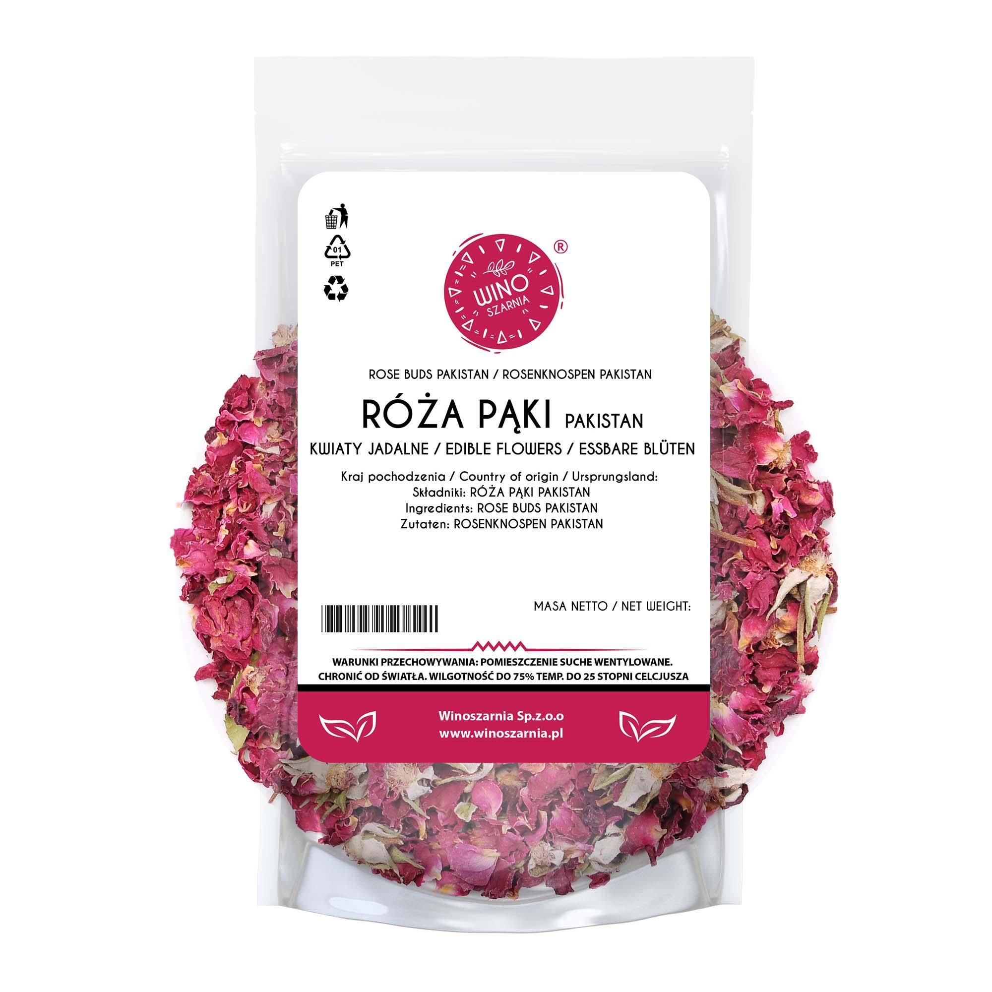 Sušené poupata růže z Pákistánu – jedlé květy – 500 g