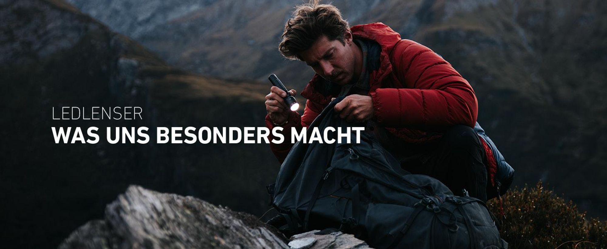 Ledlenser P7R Signature Taschenlampe Charcoal, bis 2500 Lumen, bis 340m Leuchtweite, IP68, bis 80 Std Laufzeit, USB-C