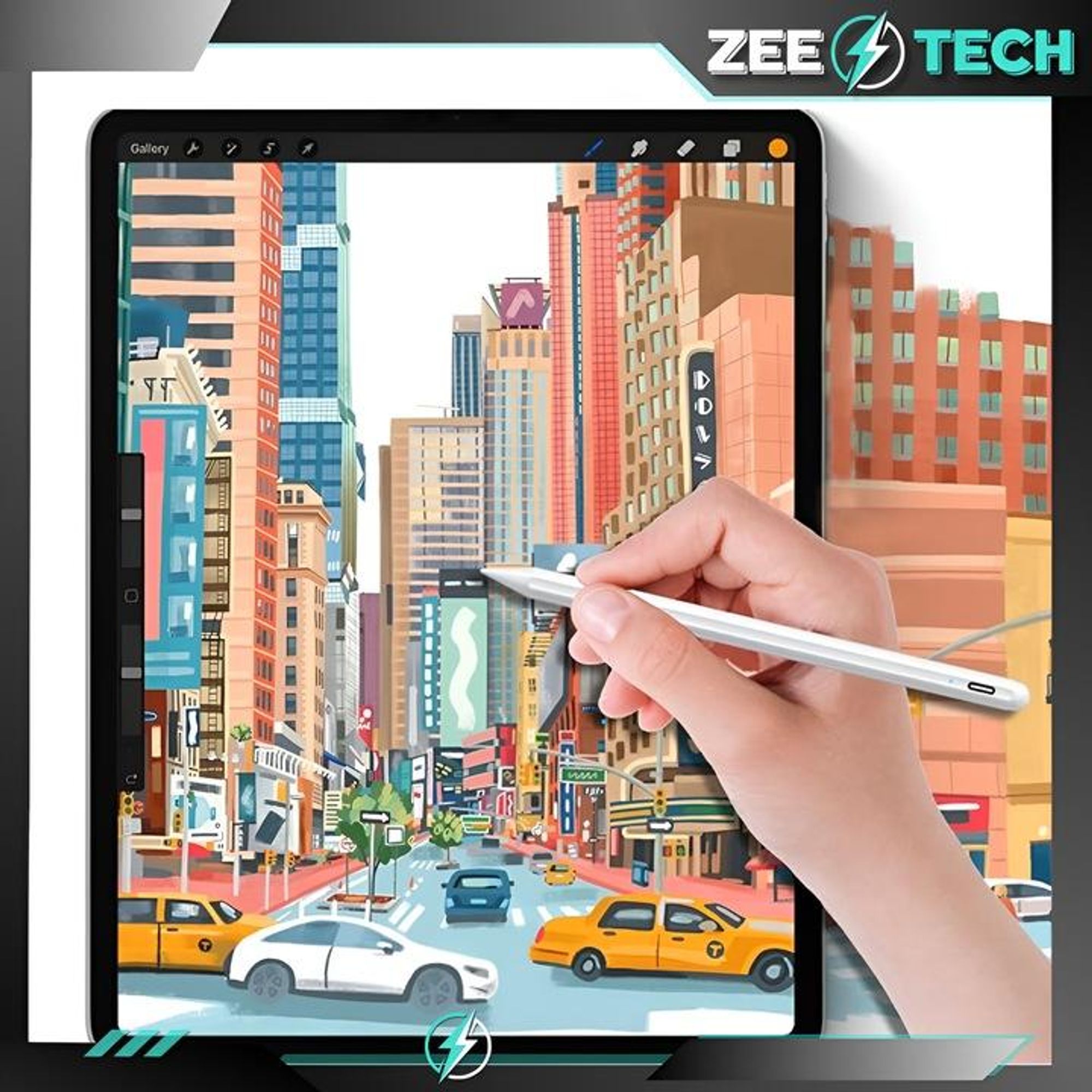 PENCIL PEN FÜR APPLE TABLET iPAD AIR PRO MINI STYLUS 2. GEN 4 SPITZEN