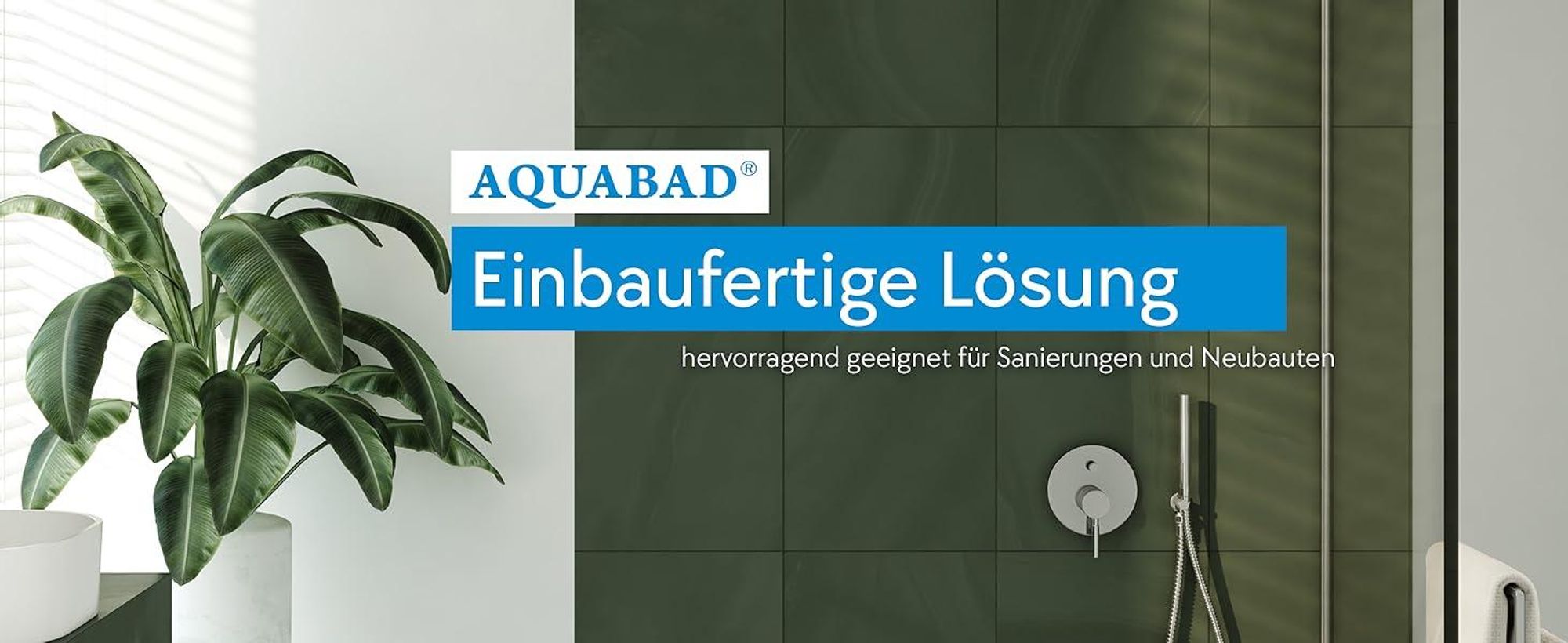 AQUABAD® Duschwanne Komplettset Basic Smooth White 70x100cm Rechteck inkl. Styroporträger und Ablaufgarnitur Alcadrain A49CR
