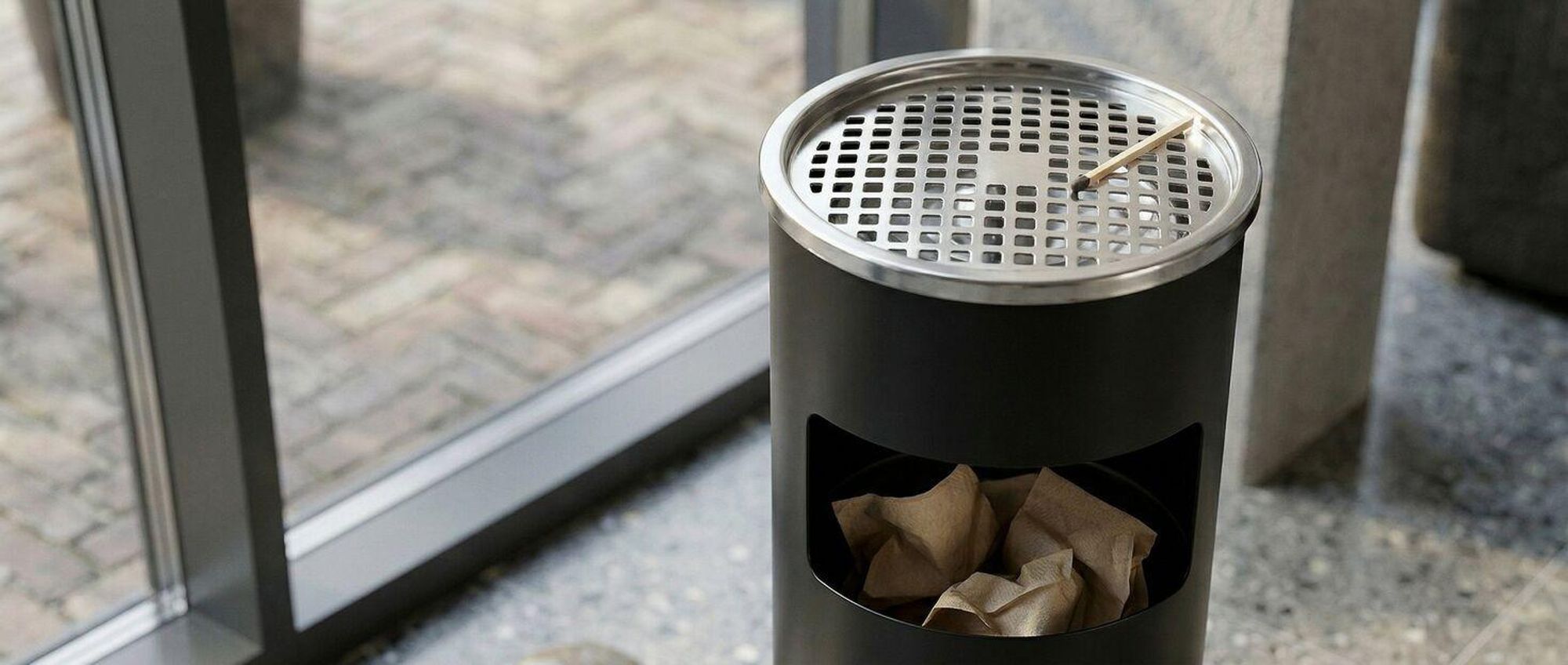 tectake® Standaschenbecher 30 l 25 x 61 cm