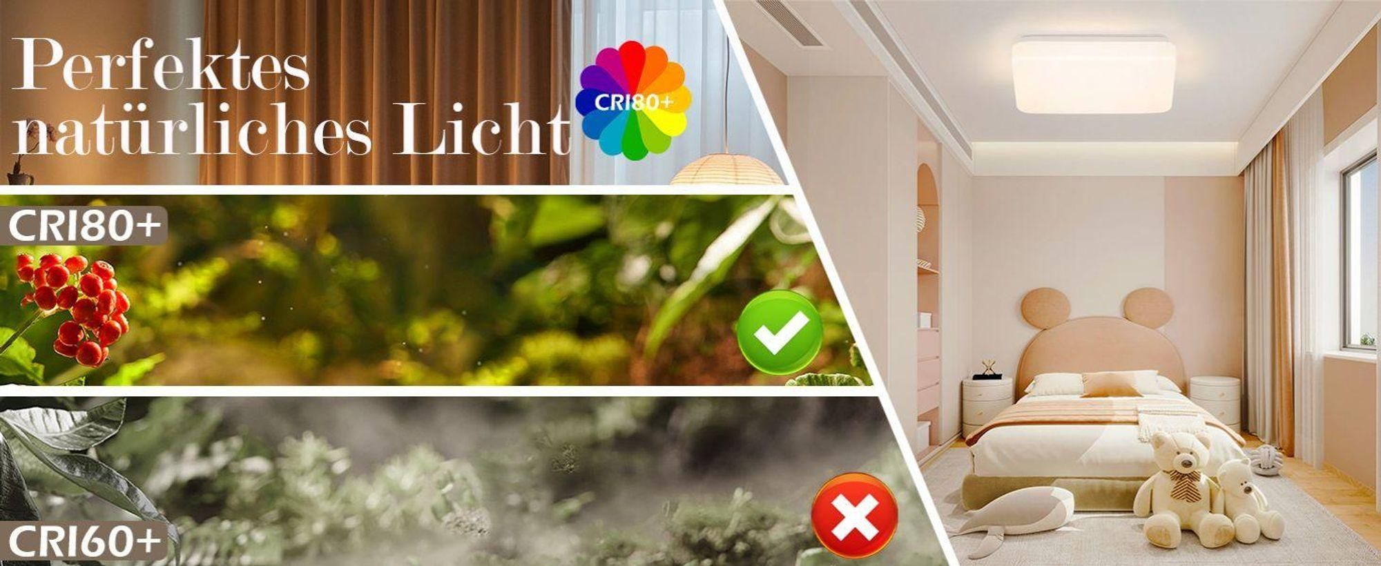 ZMH Plafoniera a led 3pcs cielo stellato moderna piccola angolare 15W 4000K 21cm bianco neutro per camera da letto scala cucina soggiorno ufficio corridoio
