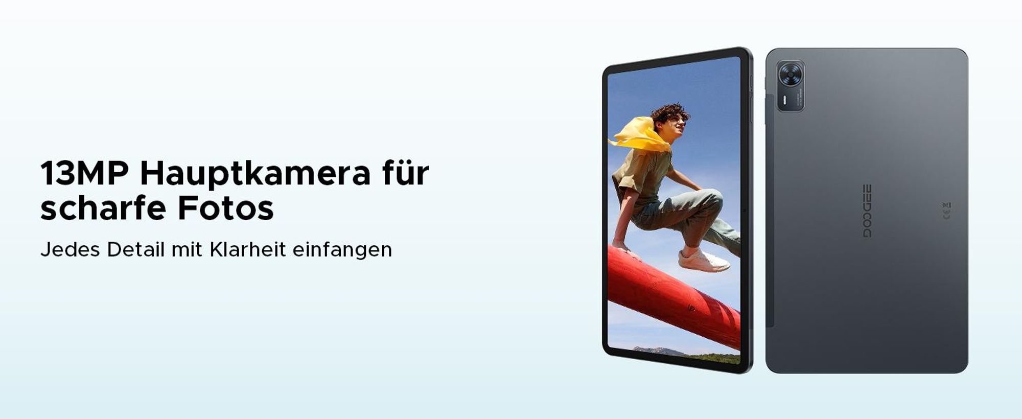 DOOGEE Tab E3+ - Tablet, Android 16, 12 Zoll, 48(8+40)GB+256GB(bis 2TB erweiterbar), 4G LTE, 90Hz,8800mAh/18W, Vier Trompeten