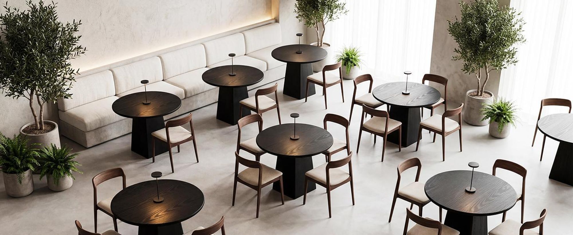 Tavolo rotondo da pranzo di 80 cm di diametro, adatto per 2-4 persone, piccolo tavolo da cucina in stile rustico con base quadrata, ideale per la sala da pranzo e il soggiorno, colore nero