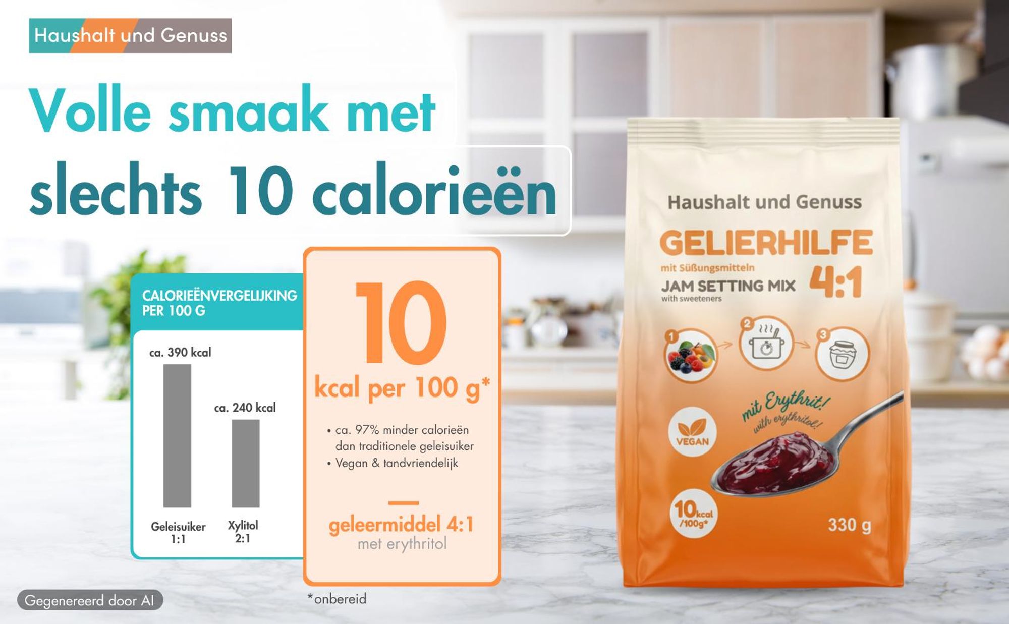 Verschillen tussen geleermiddel en andere soorten geleersuiker