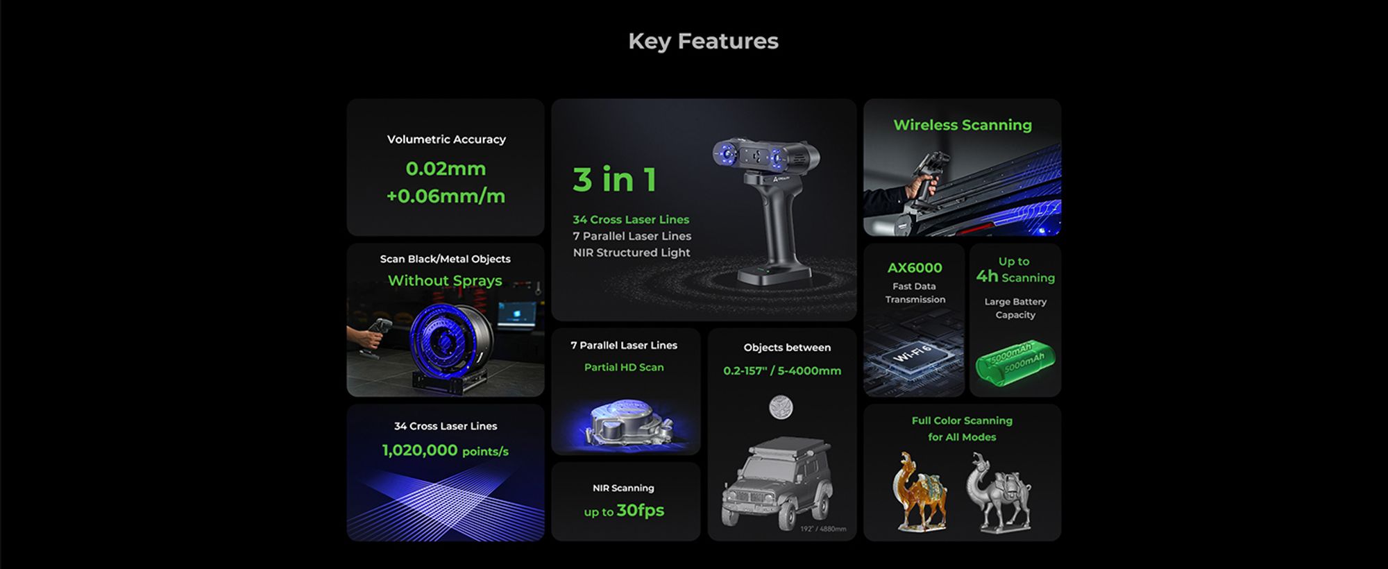 Creality RaptorX 3D Scanner-(4008050054)