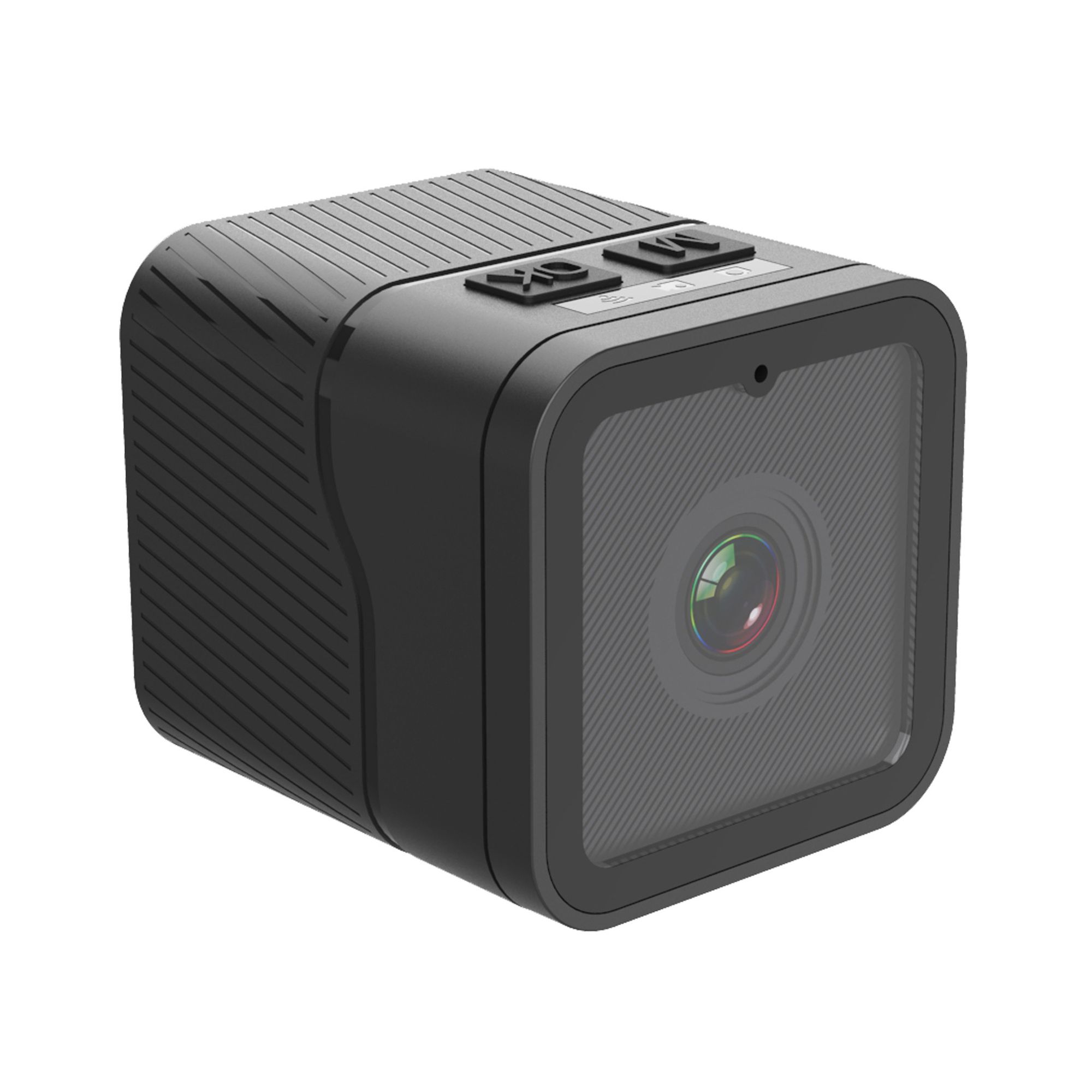 ZELURXX Action Cams, mit WiFi-Hotspot, HD-Nachtsicht, 1080P, Wasserdicht, Tragbar, Outdoor-Sportkamera, Geeignet für Sport, Reisen, Büro, 3,3 x 3,8 x 3,3 cm, Schwarz