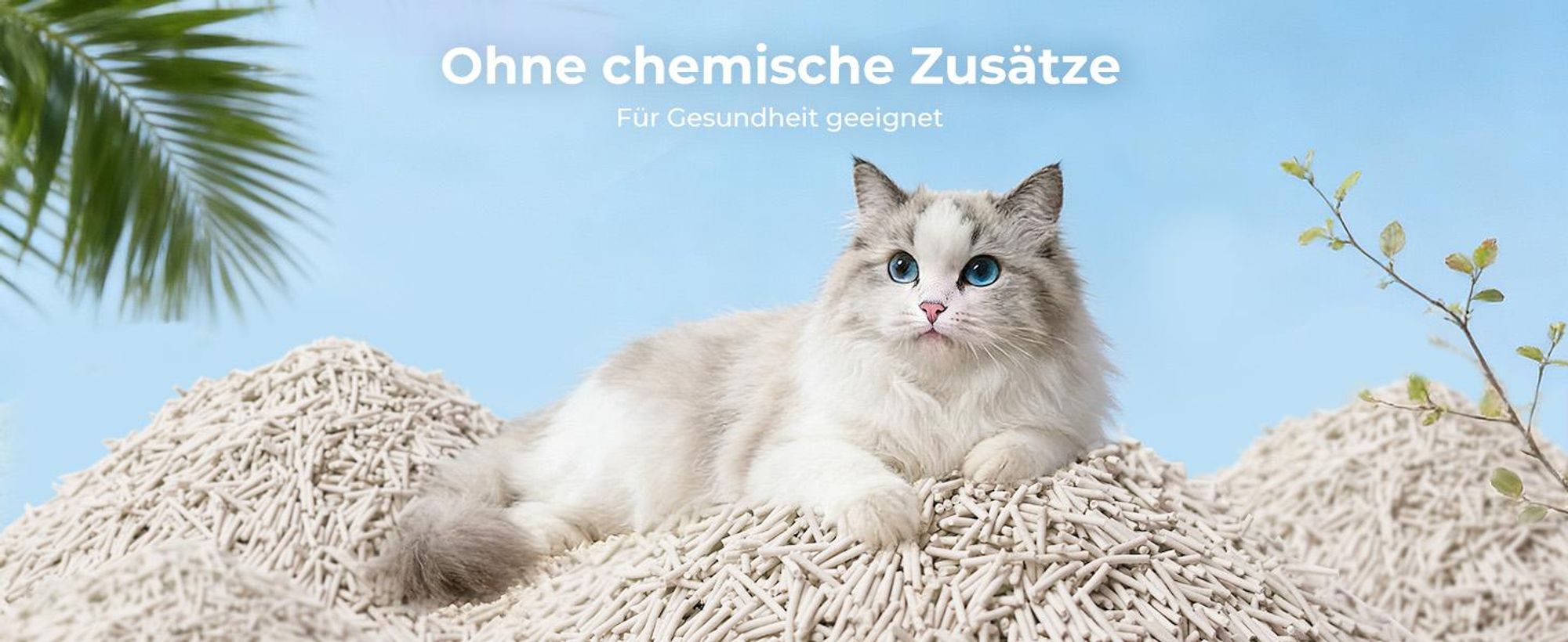 TOPMEOW Tofu Katzenstreu 4 x 10 Liter – 100% pflanzlich, extrem saugstark, 3S schnell klumpend, sanft zu Katzenpfoten & leicht zu reinigen