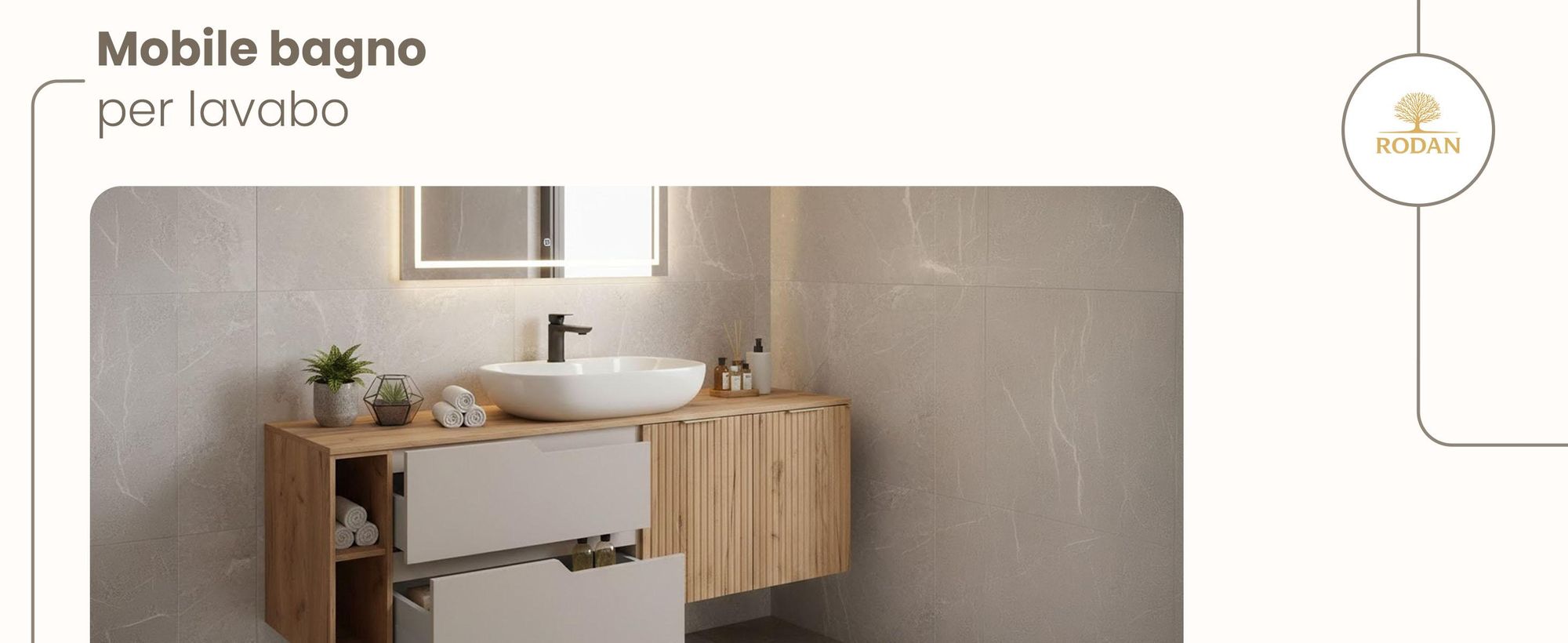 RODAN, mobile bagno, mobile sotto lavabo, mobile bagno moderno, mobili per il bagno